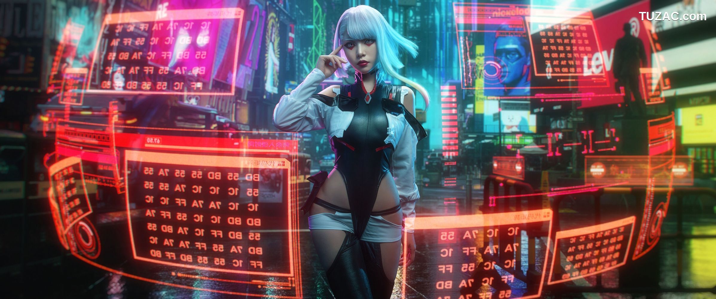 爆机少女喵小吉-赛博朋克-边缘行者