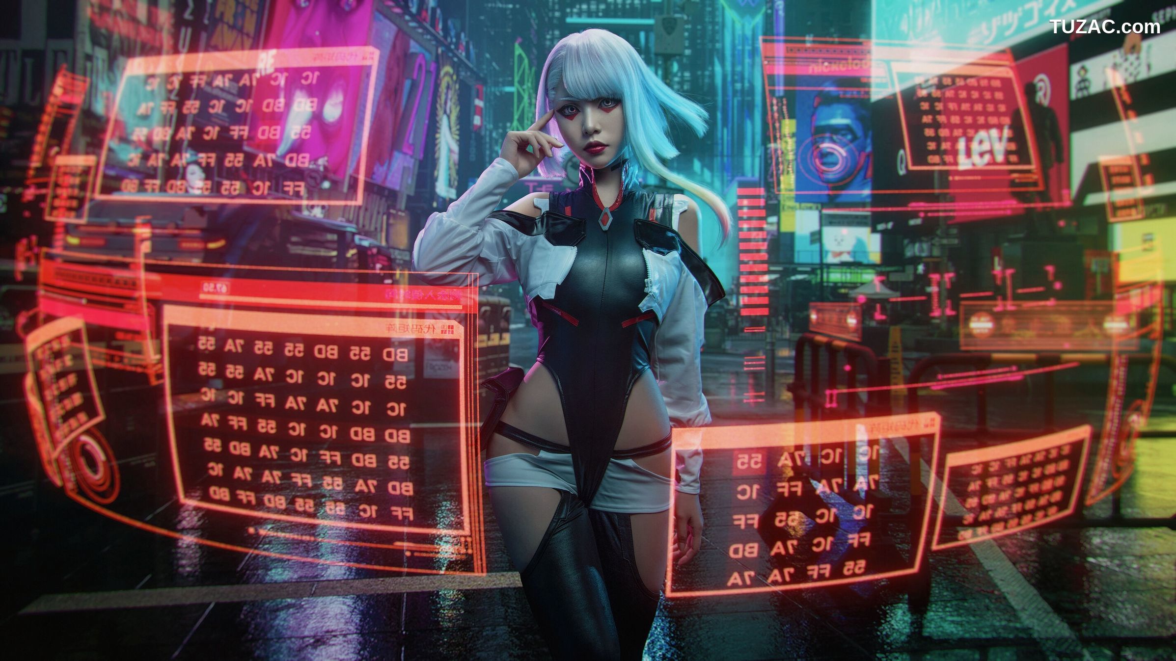 爆机少女喵小吉-赛博朋克-边缘行者