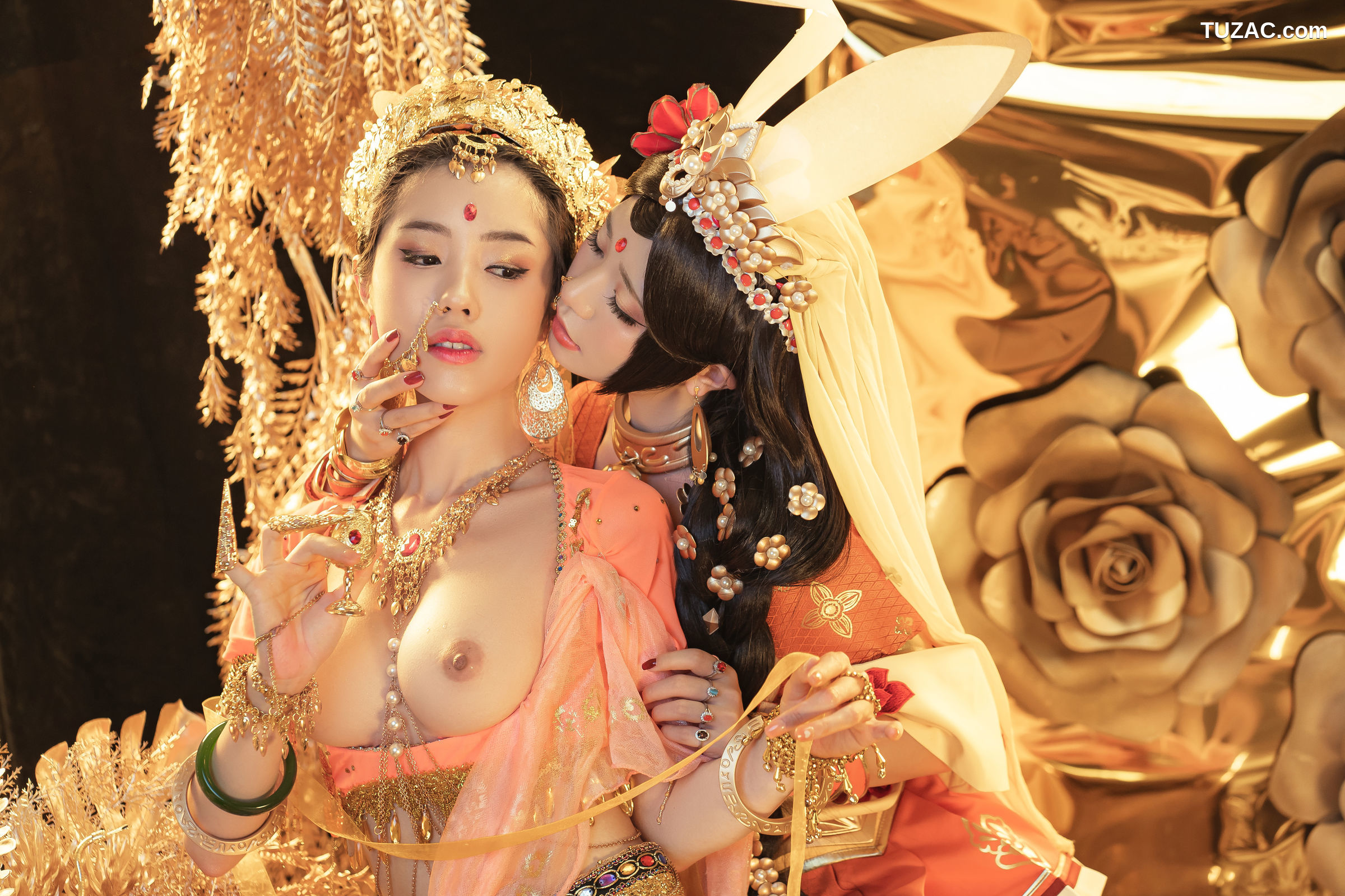 爆机少女喵小吉x钛钛TiTi-双子-天竺少女