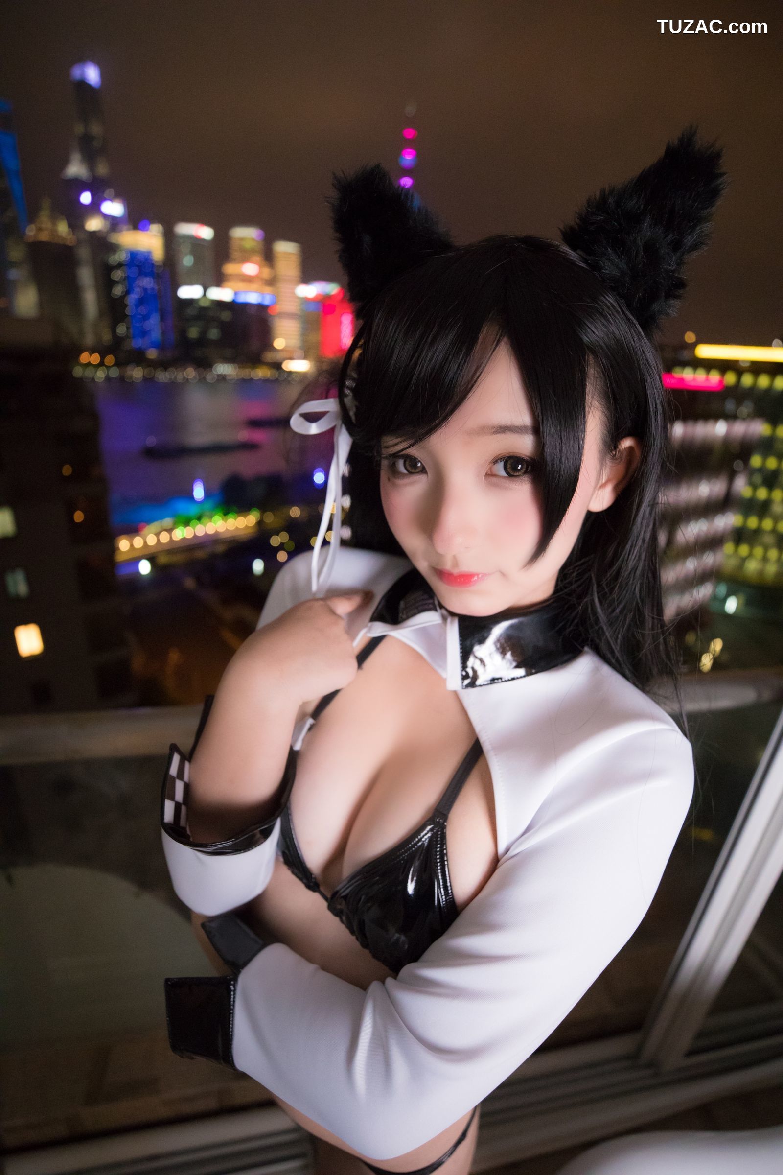 神楽坂真冬-001-胶袜-ATAGO-LATEX
