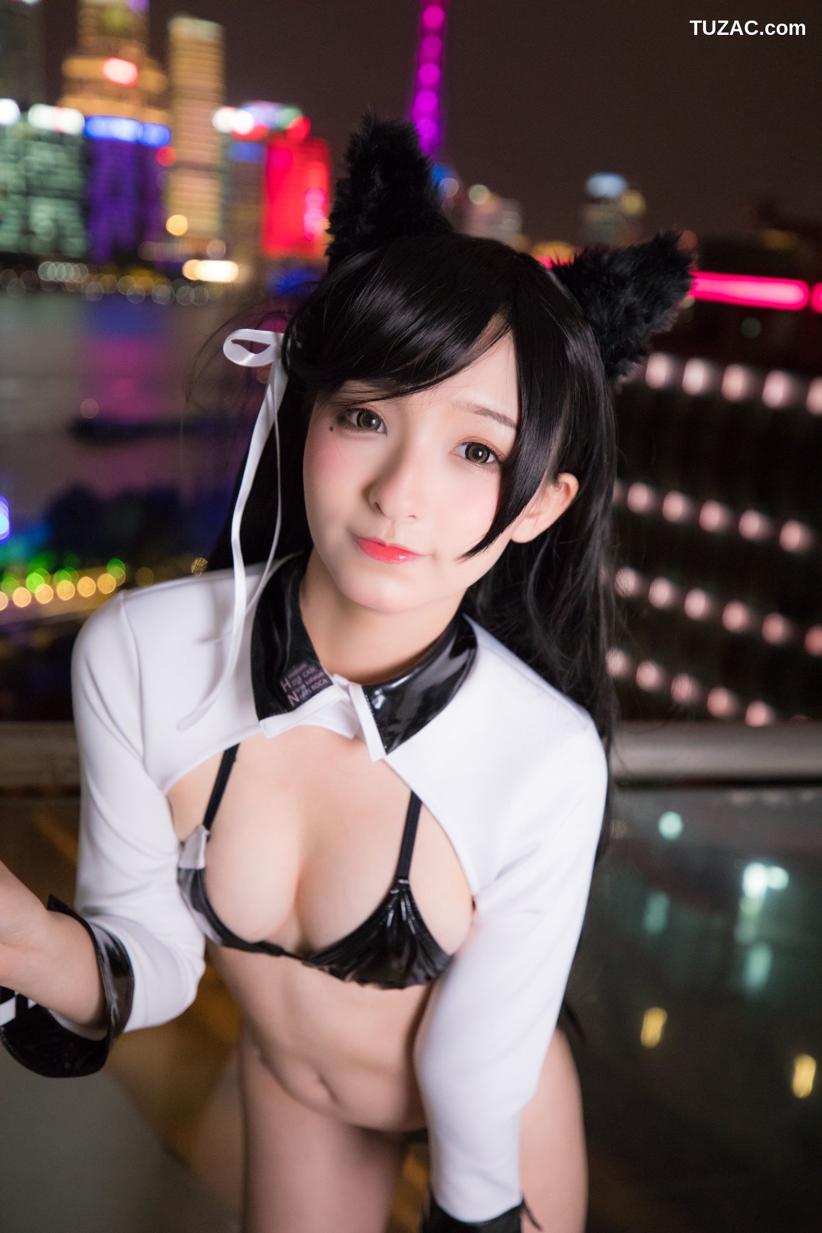 神楽坂真冬-001-胶袜-ATAGO-LATEX