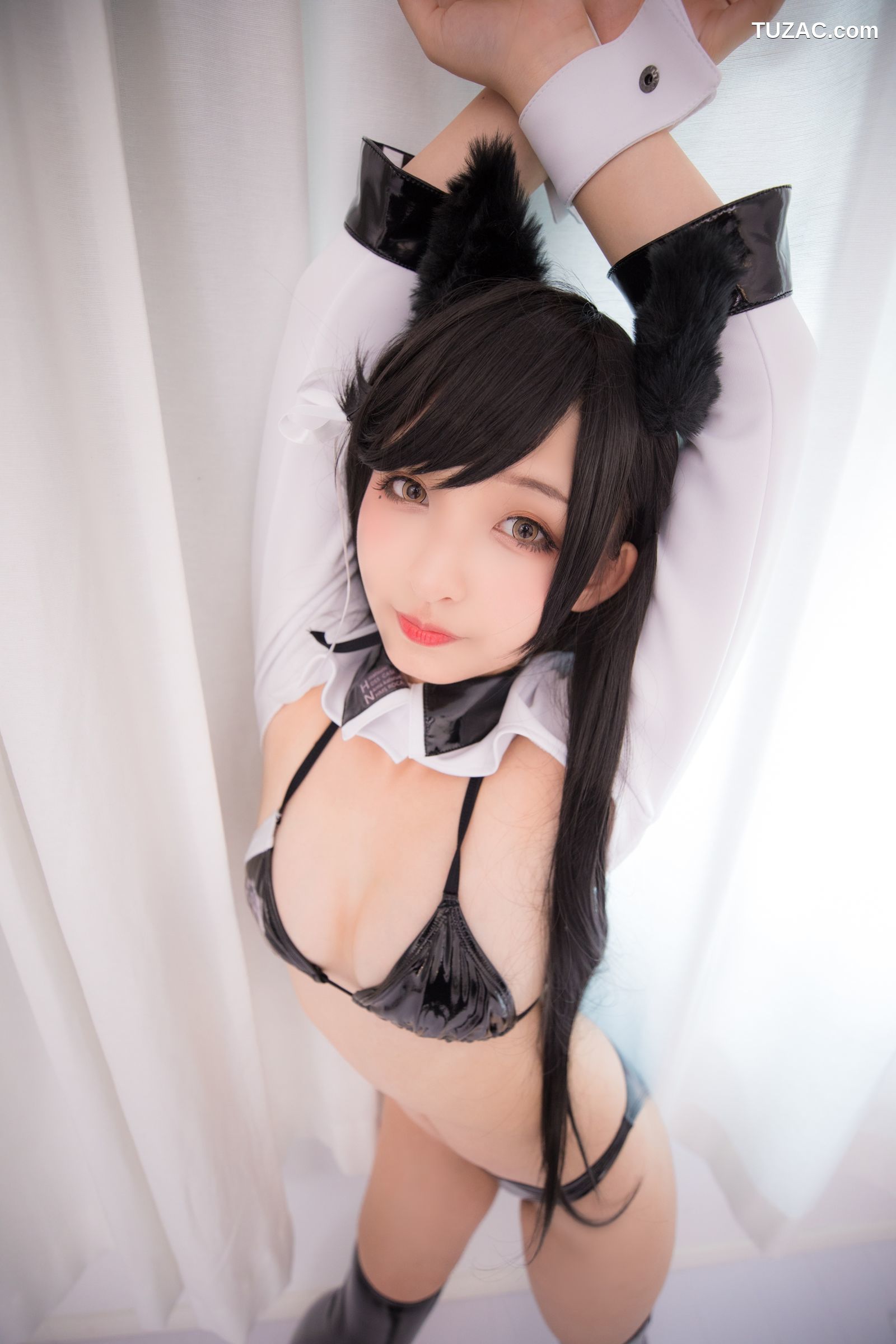 神楽坂真冬-001-胶袜-ATAGO-LATEX