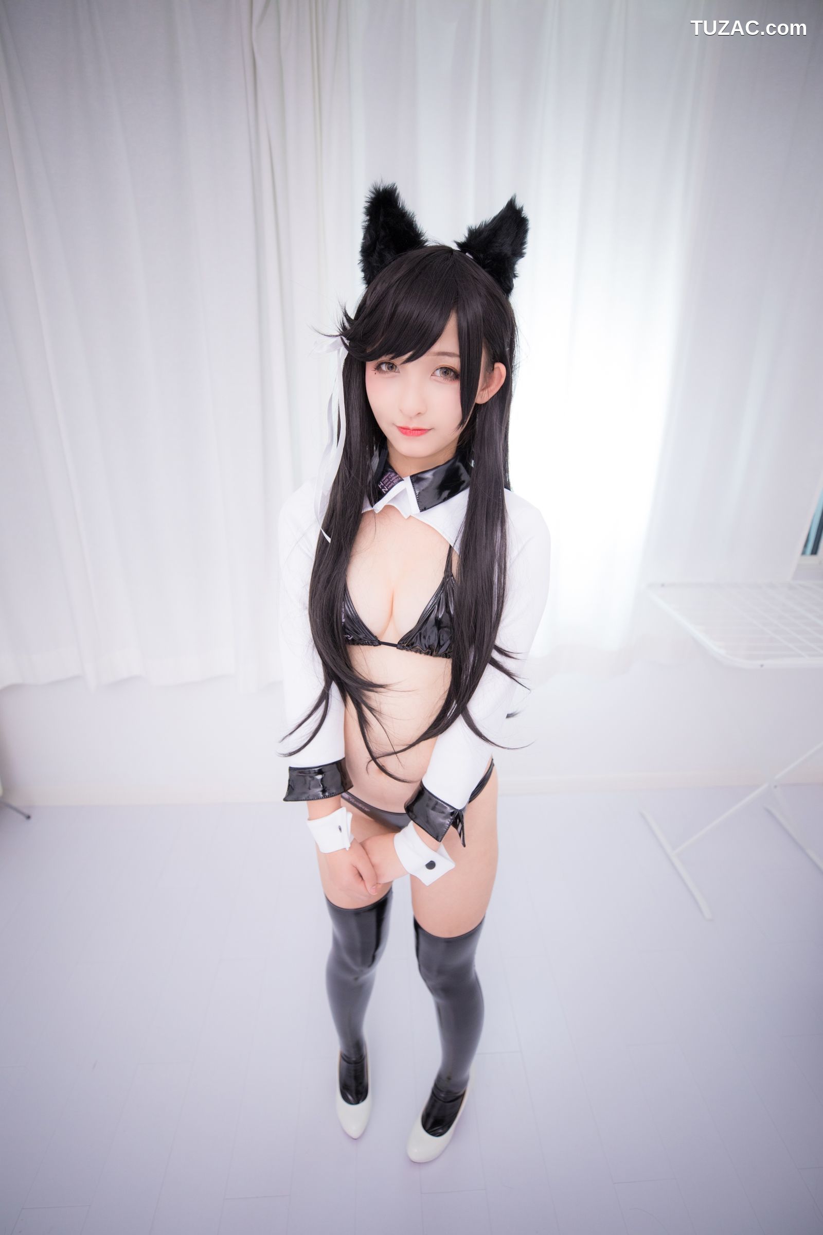 神楽坂真冬-001-胶袜-ATAGO-LATEX