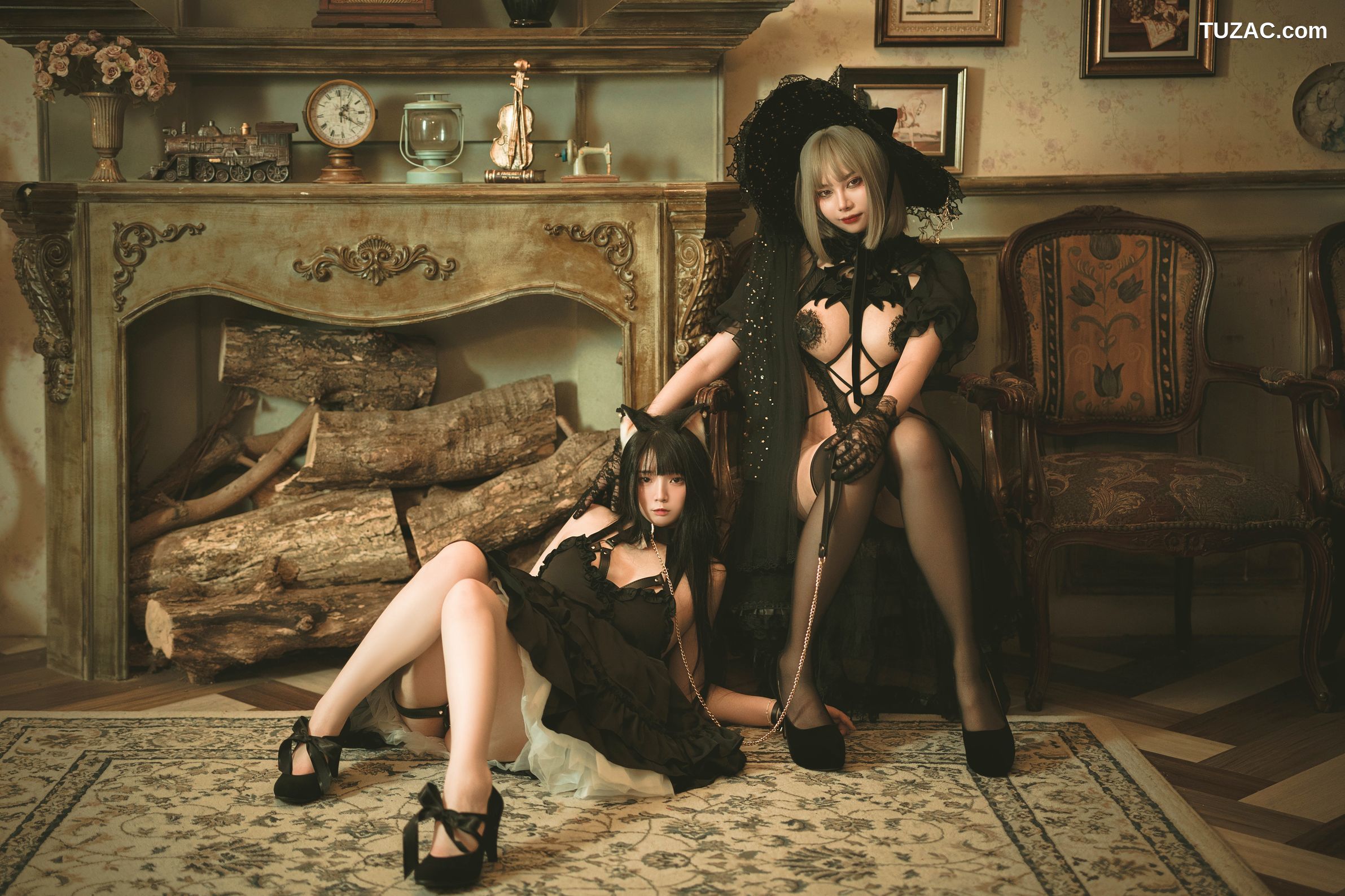 落落Raku-魔女黑猫