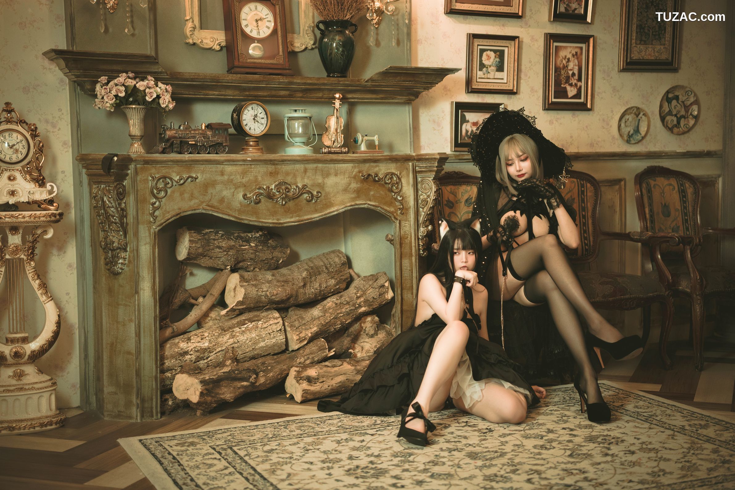 落落Raku-魔女黑猫