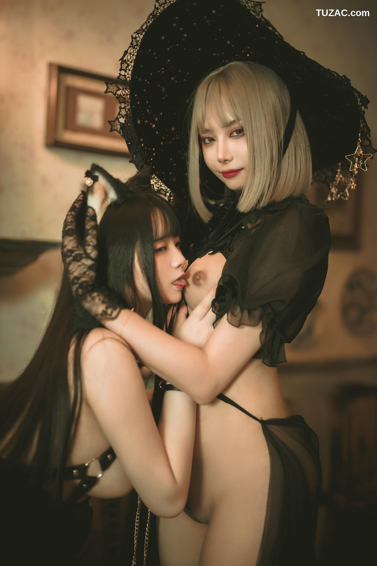 落落Raku-魔女黑猫