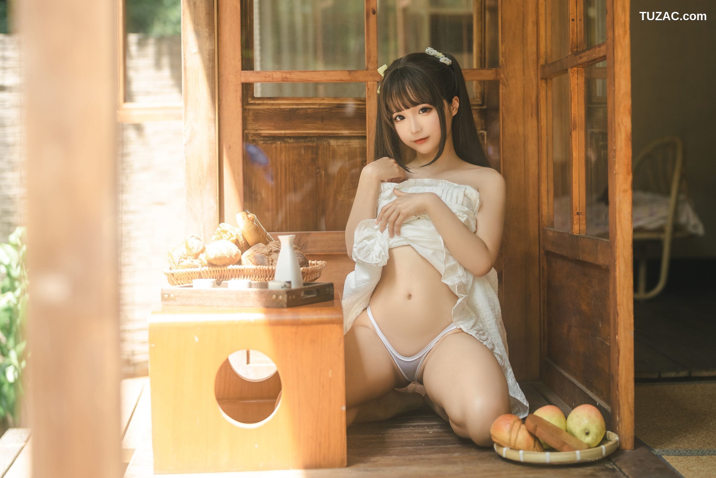 蠢沫沫-夏-白吊带