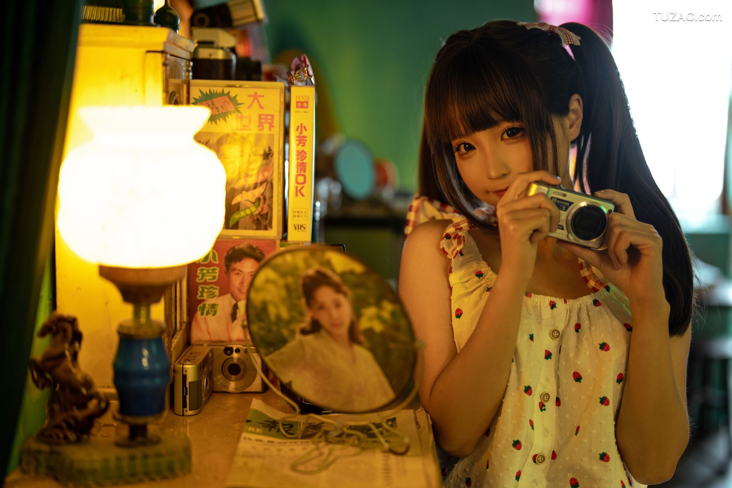 蠢沫沫-红格子-Strawberry-Shirt