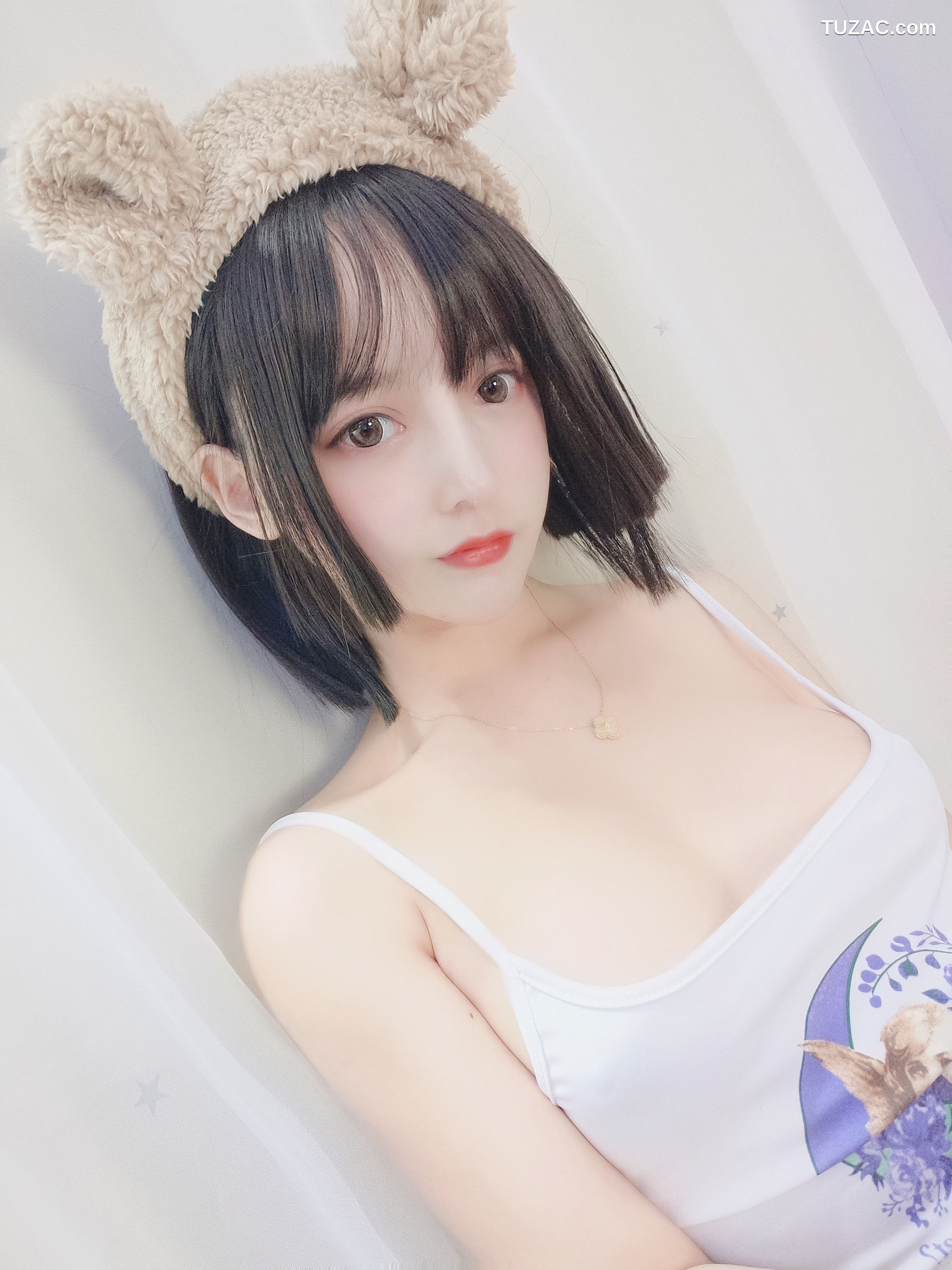 过期米线线喵-吊带白色