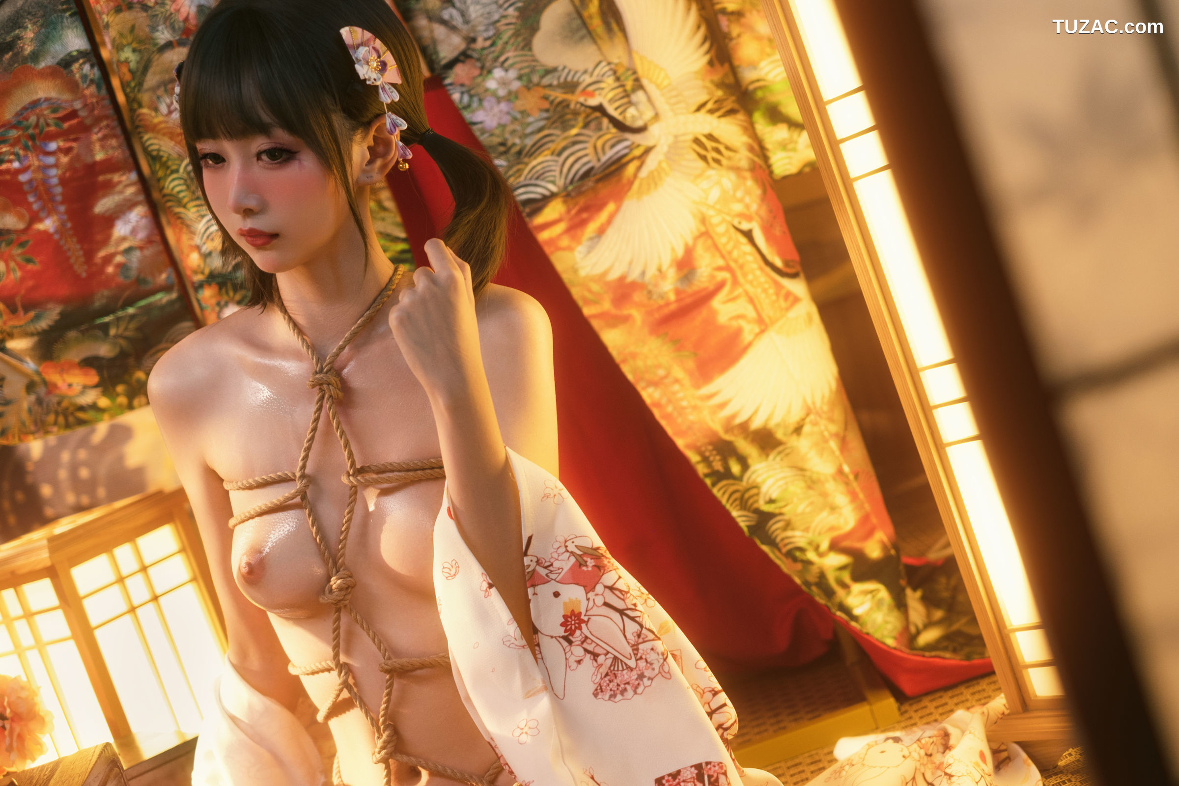 金鱼kinngyo-012-和服X緊縛-花音栗子