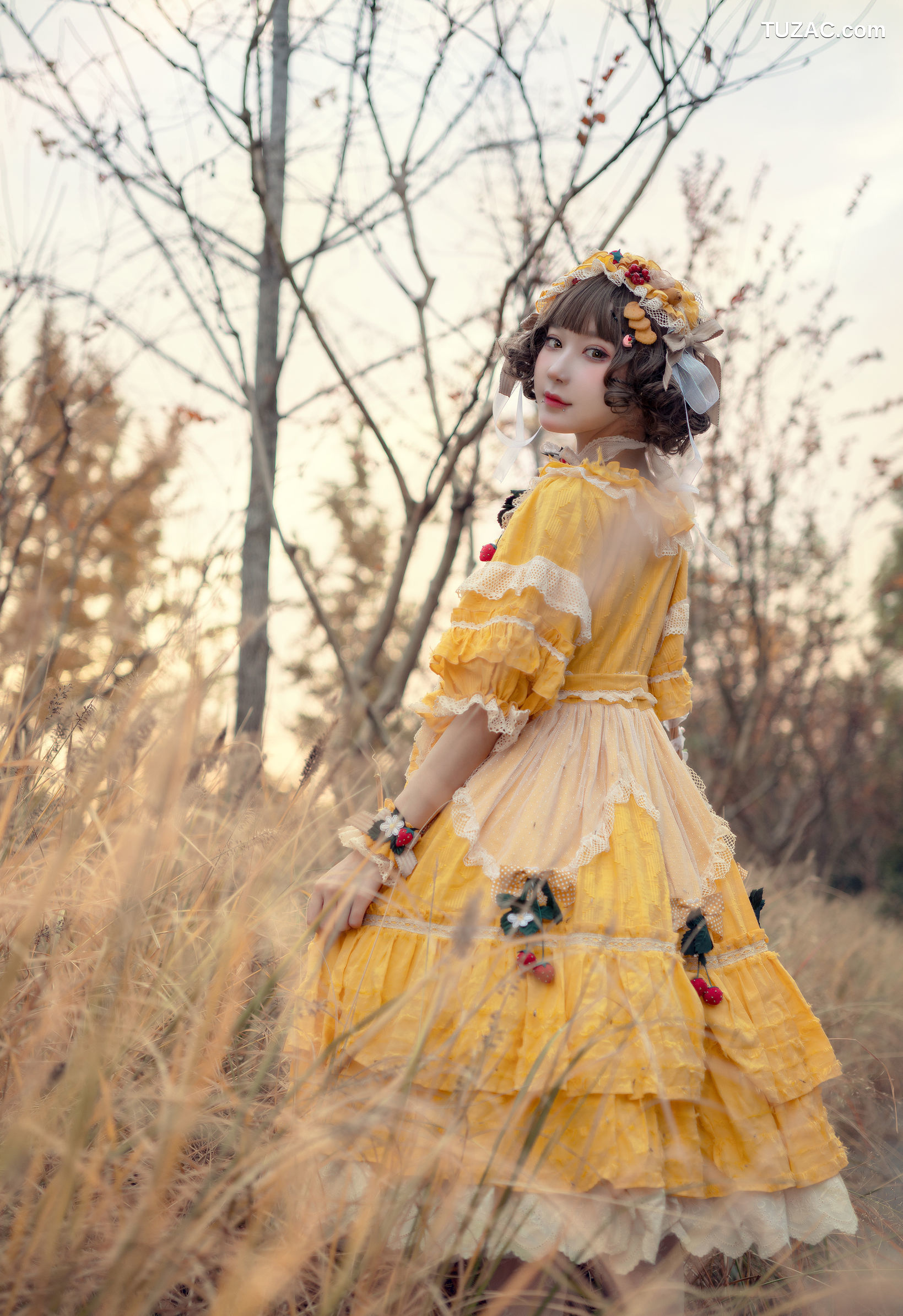 阿包也是兔娘-No.04-lolita黄裙-12P