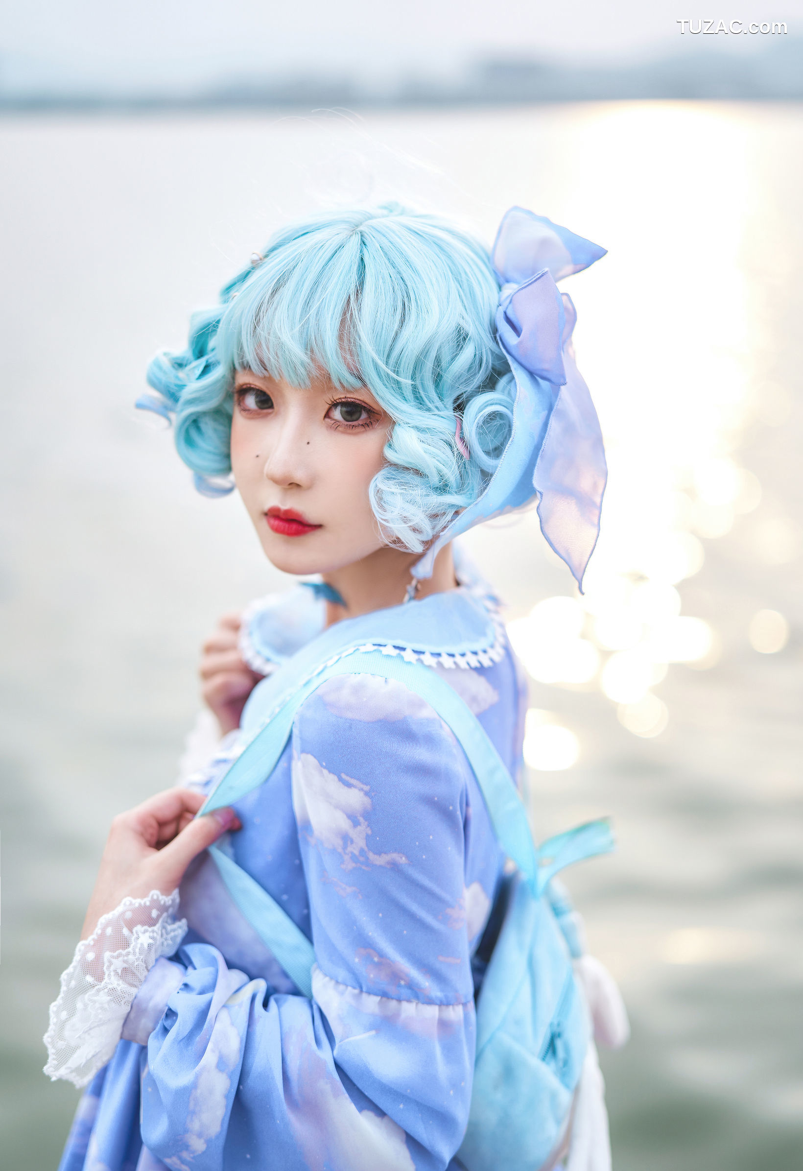阿包也是兔娘-No.05-lolita蓝裙-9P