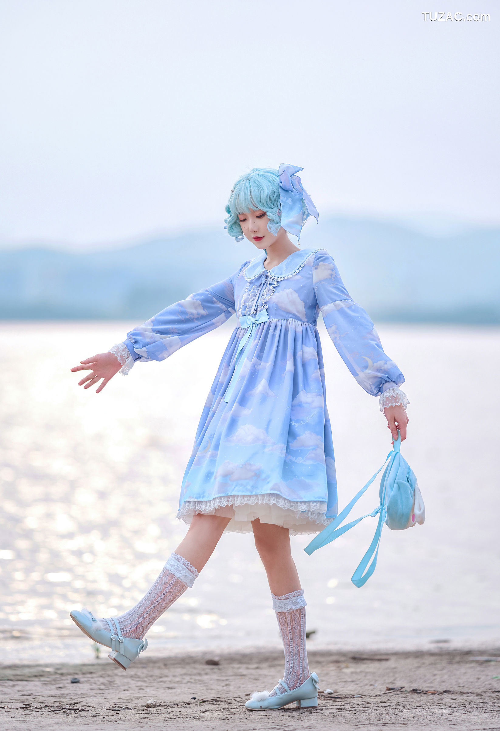 阿包也是兔娘-No.05-lolita蓝裙-9P