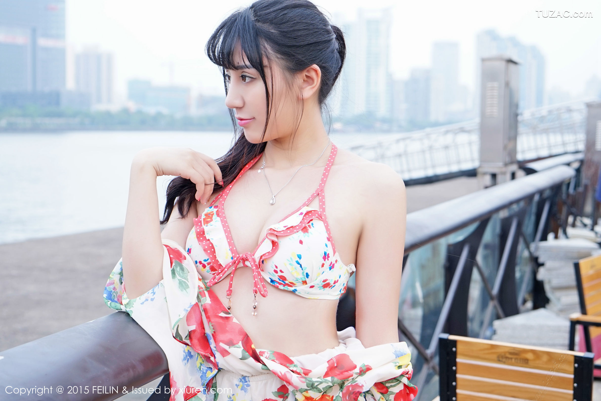 FeiLin嗲囡囡-005-杨晓青儿-《沙滩上的网球女郎》-2015.09.14