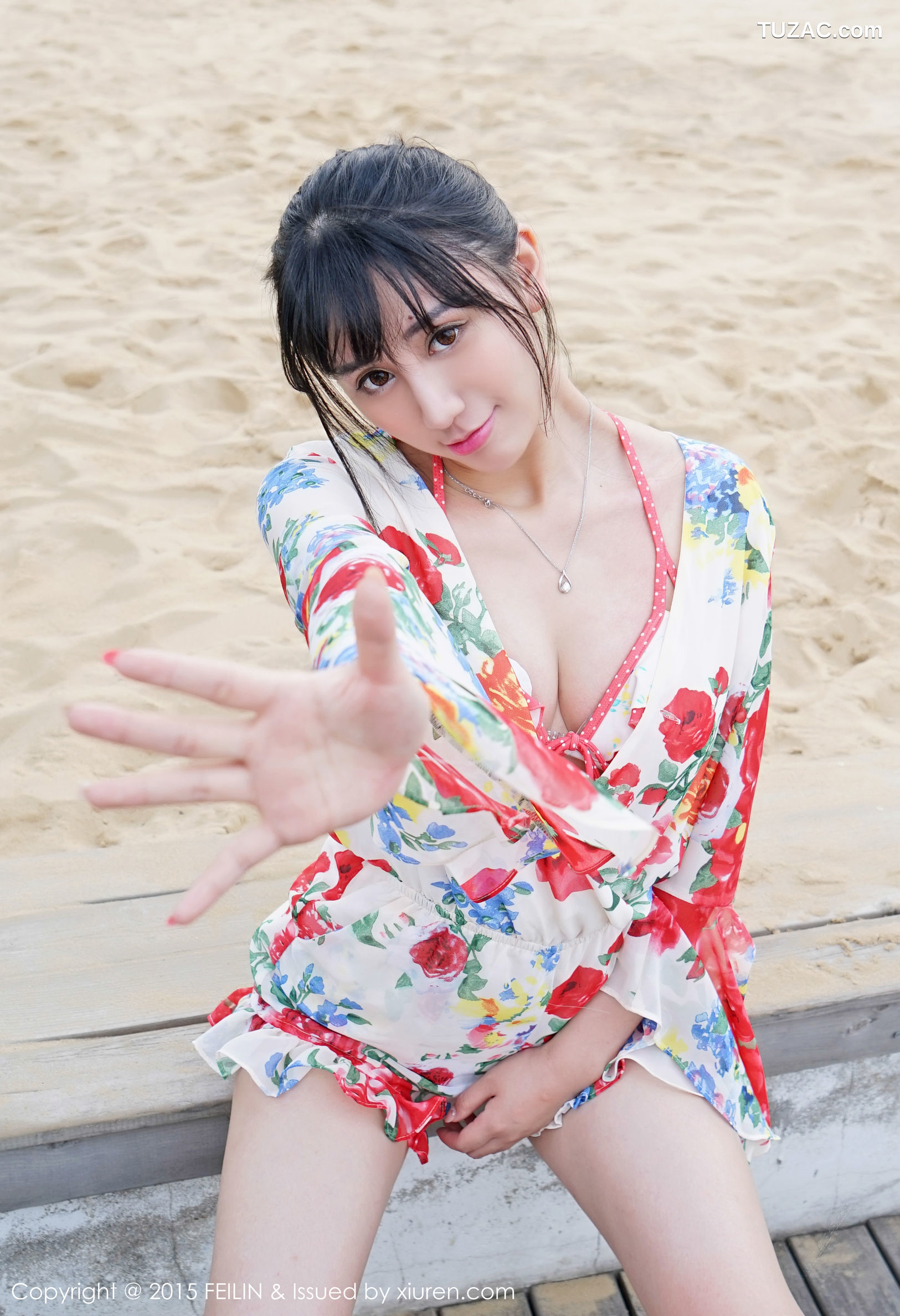 FeiLin嗲囡囡-005-杨晓青儿-《沙滩上的网球女郎》-2015.09.14