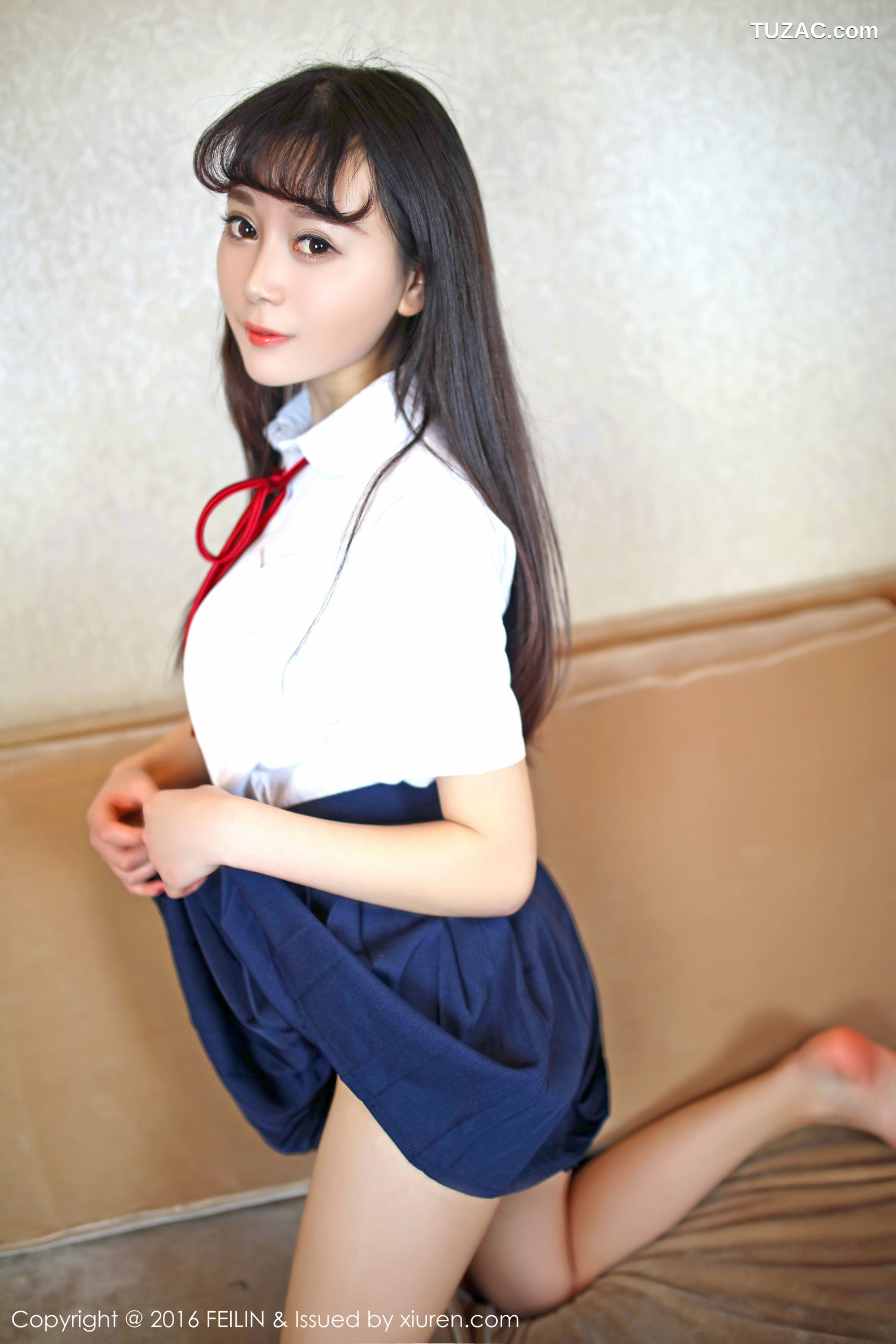 FeiLin嗲囡囡-031-赵小米-《甜美可人的清纯妹子》-2016.03.17