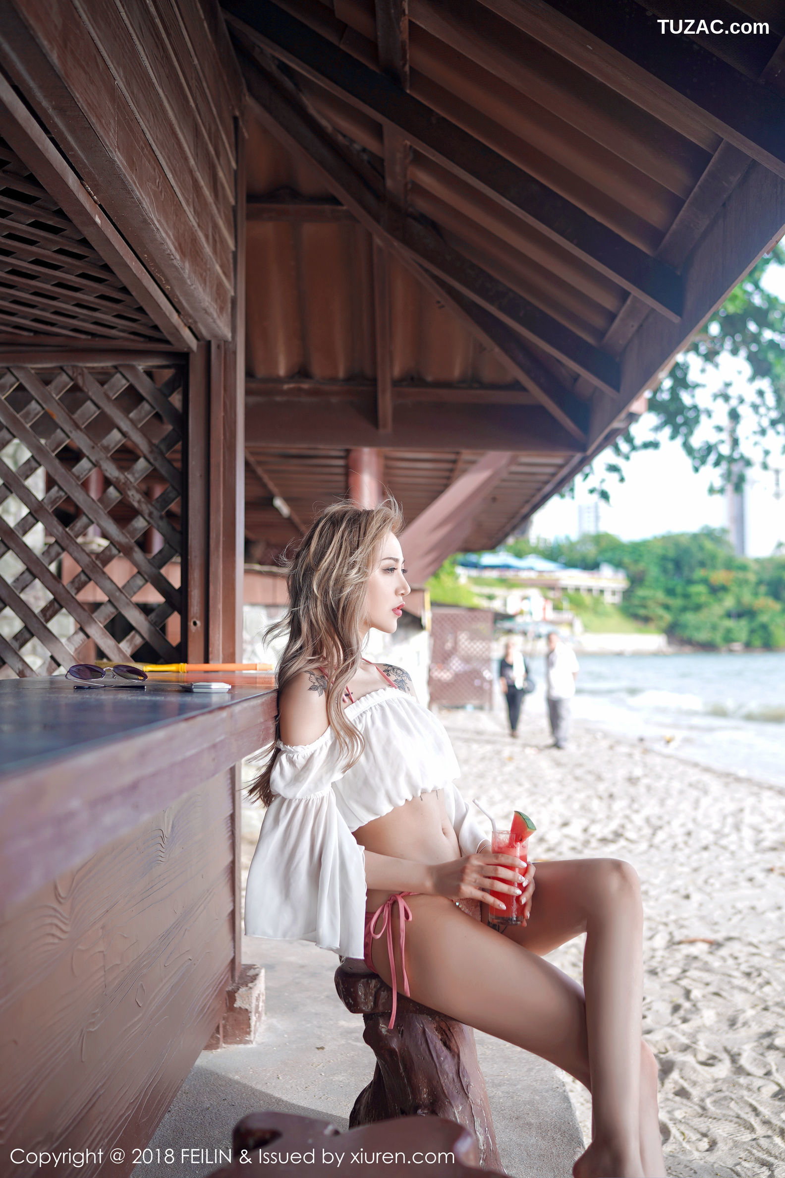 FeiLin嗲囡囡-136-晗大大-《比基尼湿身》-2018.05.08