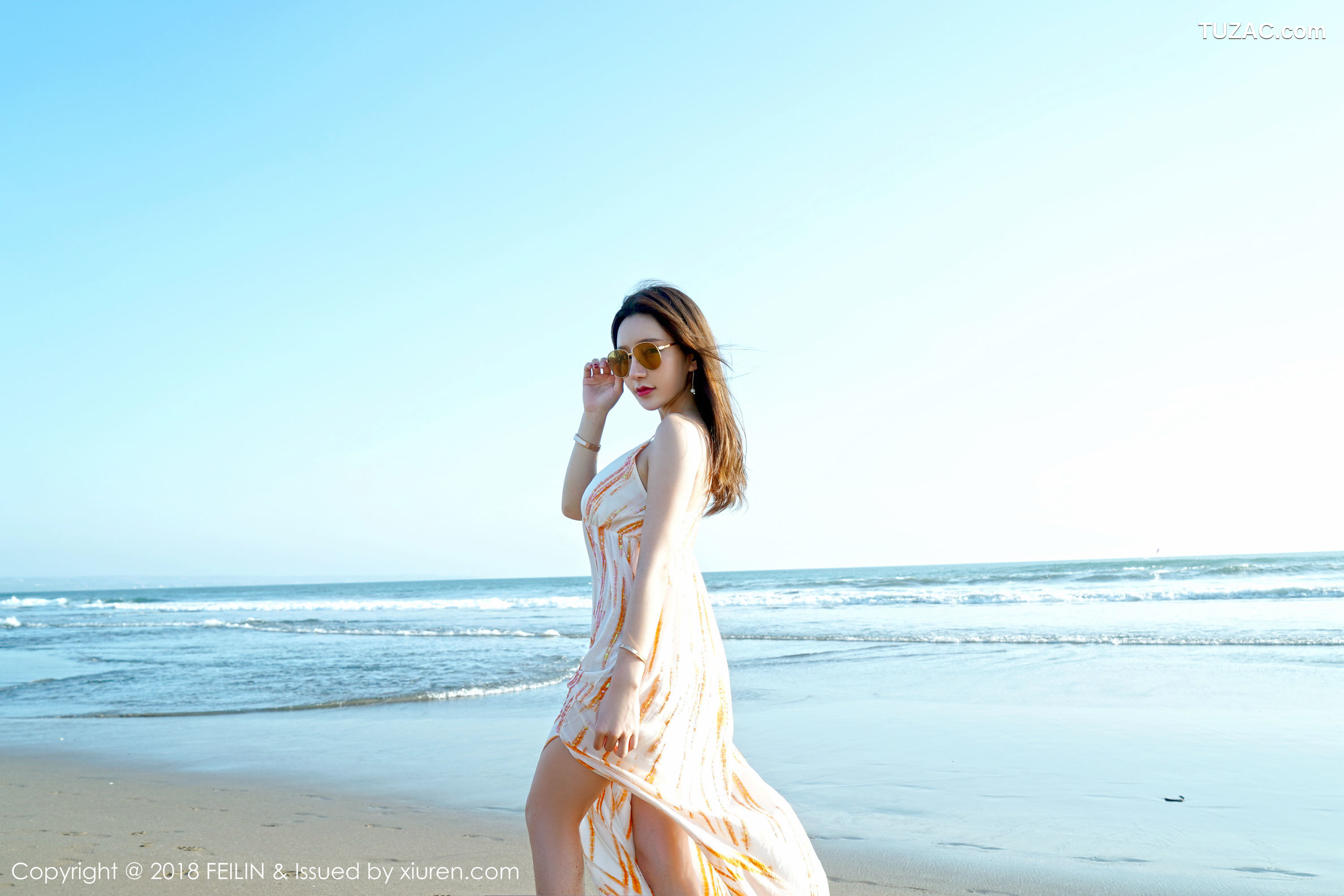 FeiLin嗲囡囡-144-美女主播-《海边清新系列》-2018.06.14