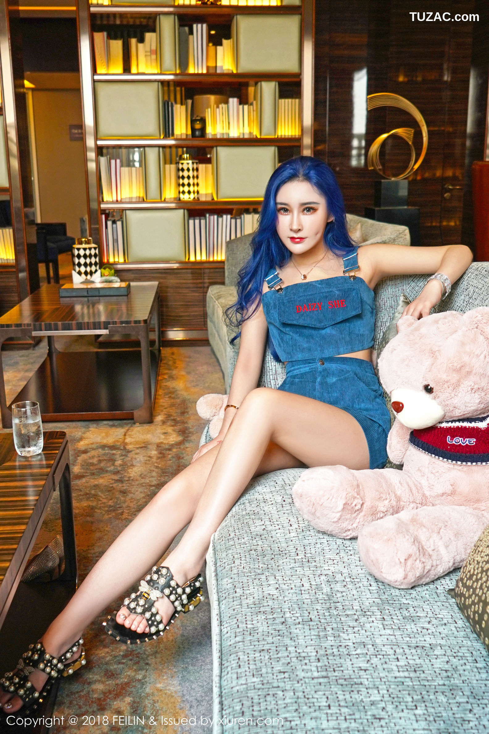 FeiLin嗲囡囡-166-喵莫儿-《惹火的瓷娃娃》-2018.09.20