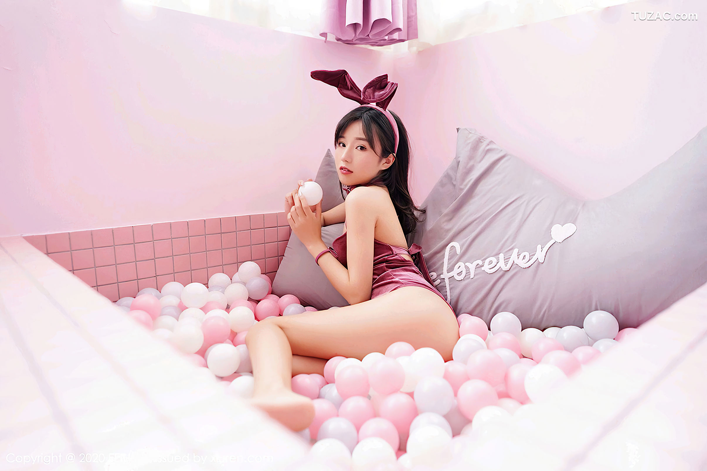 FeiLin嗲囡囡-339-仓井优香-《猫耳装与黑色内衣的极致魅惑》-2020.09.01