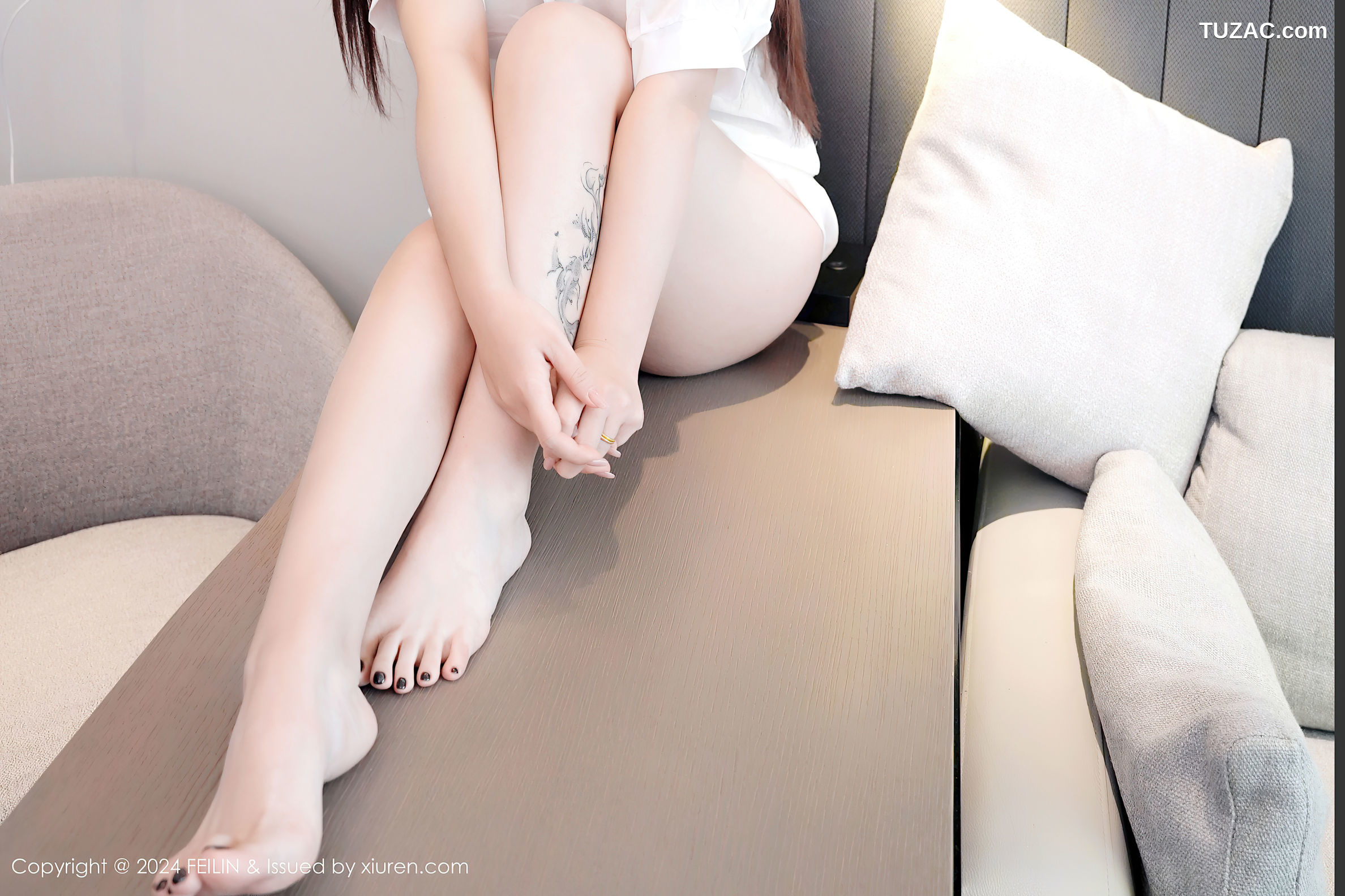FeiLin嗲囡囡-481-沐娜娜-男友的白衬衫真空-2024.11.05
