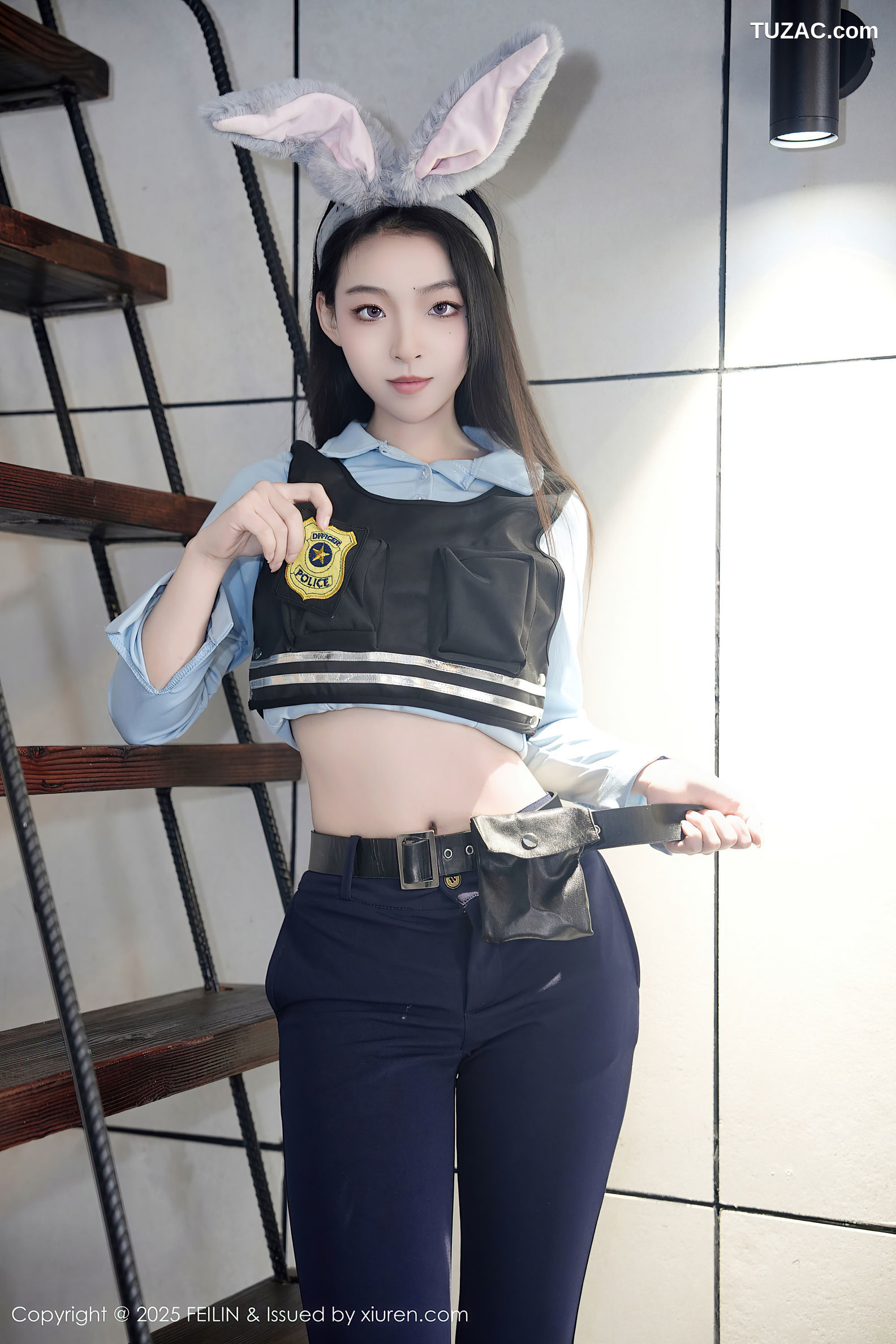 FeiLin嗲囡囡-497-芝樱-兔女郎警官-2025.01.02