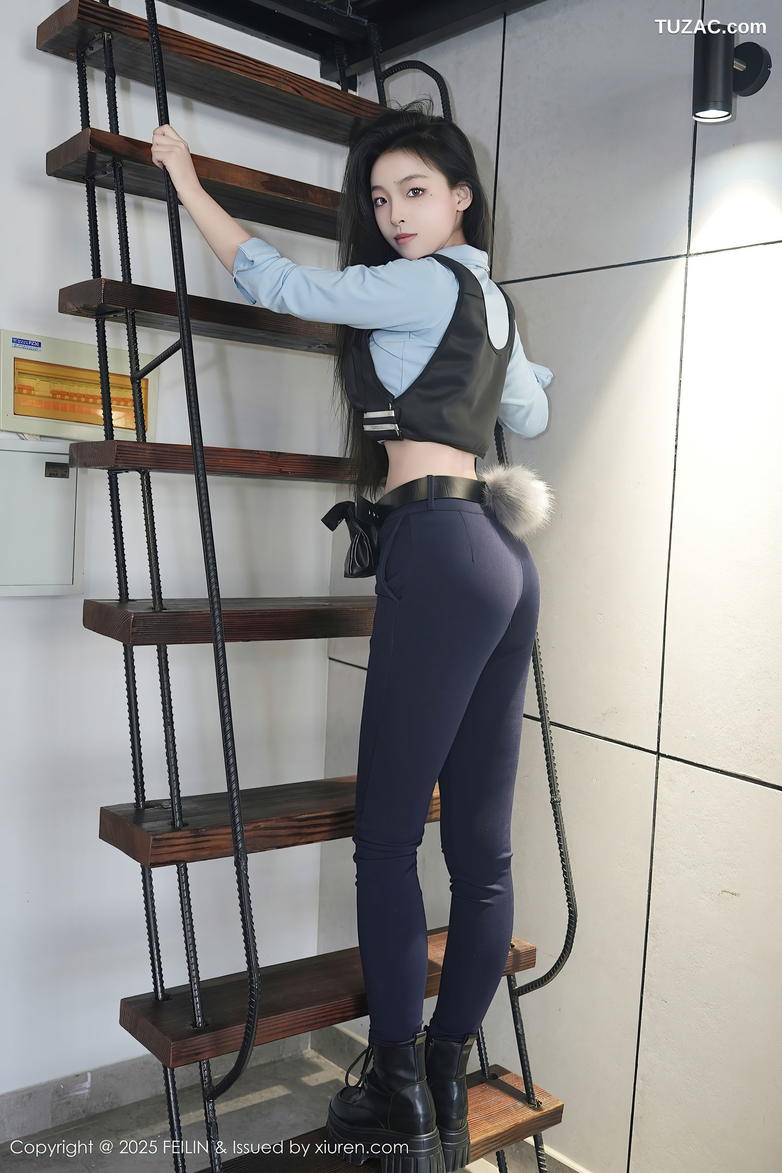 FeiLin嗲囡囡-497-芝樱-兔女郎警官-2025.01.02