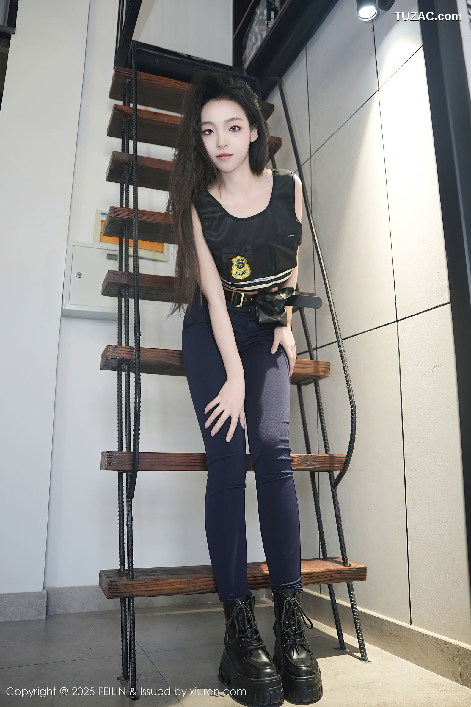 FeiLin嗲囡囡-497-芝樱-兔女郎警官-2025.01.02