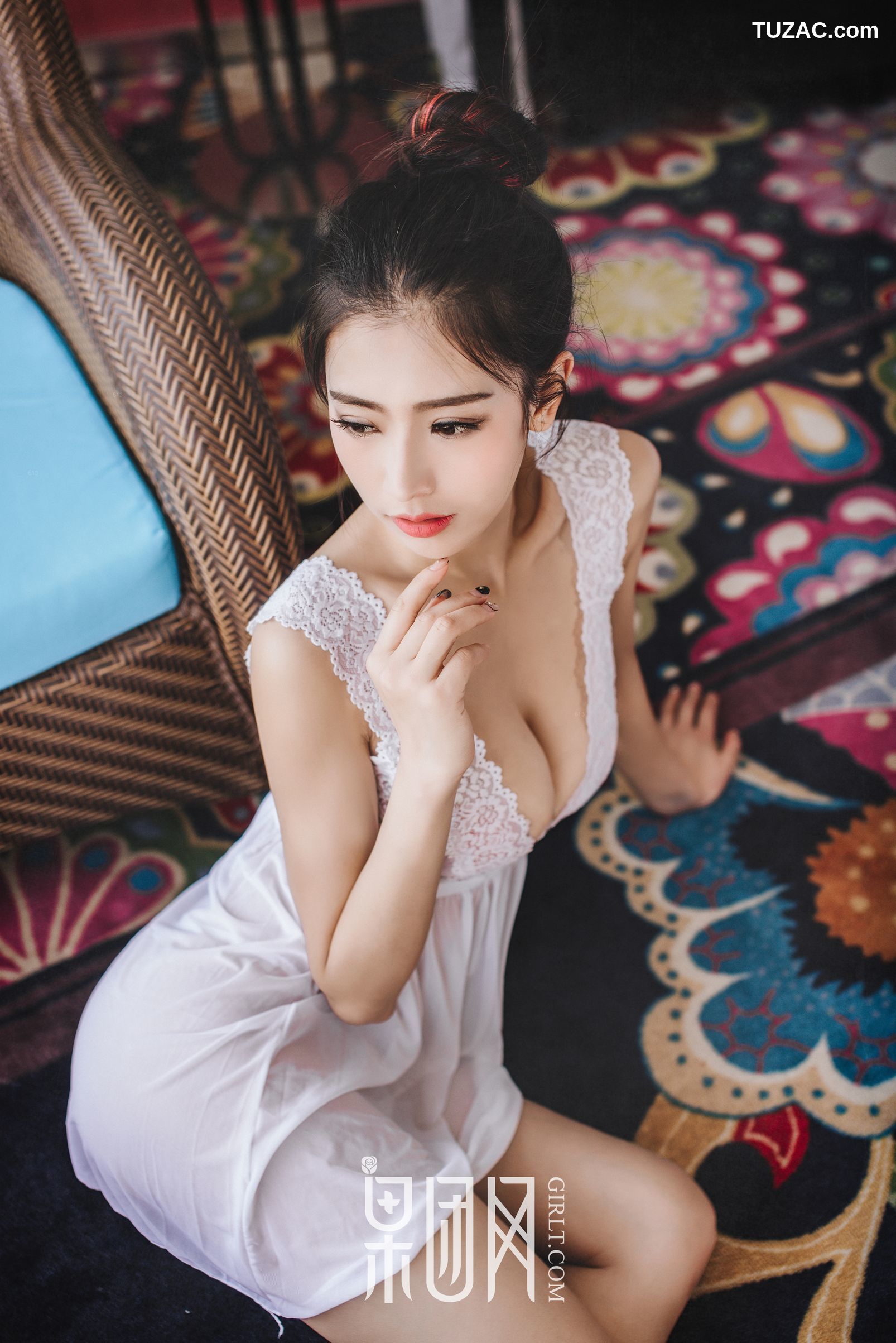 GIRLT果团网-040-通灵儿-长腿嫩模-34D酥胸