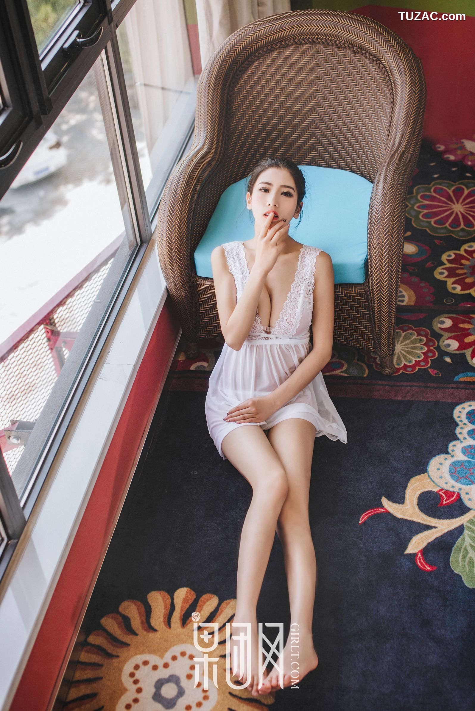 GIRLT果团网-040-通灵儿-长腿嫩模-34D酥胸