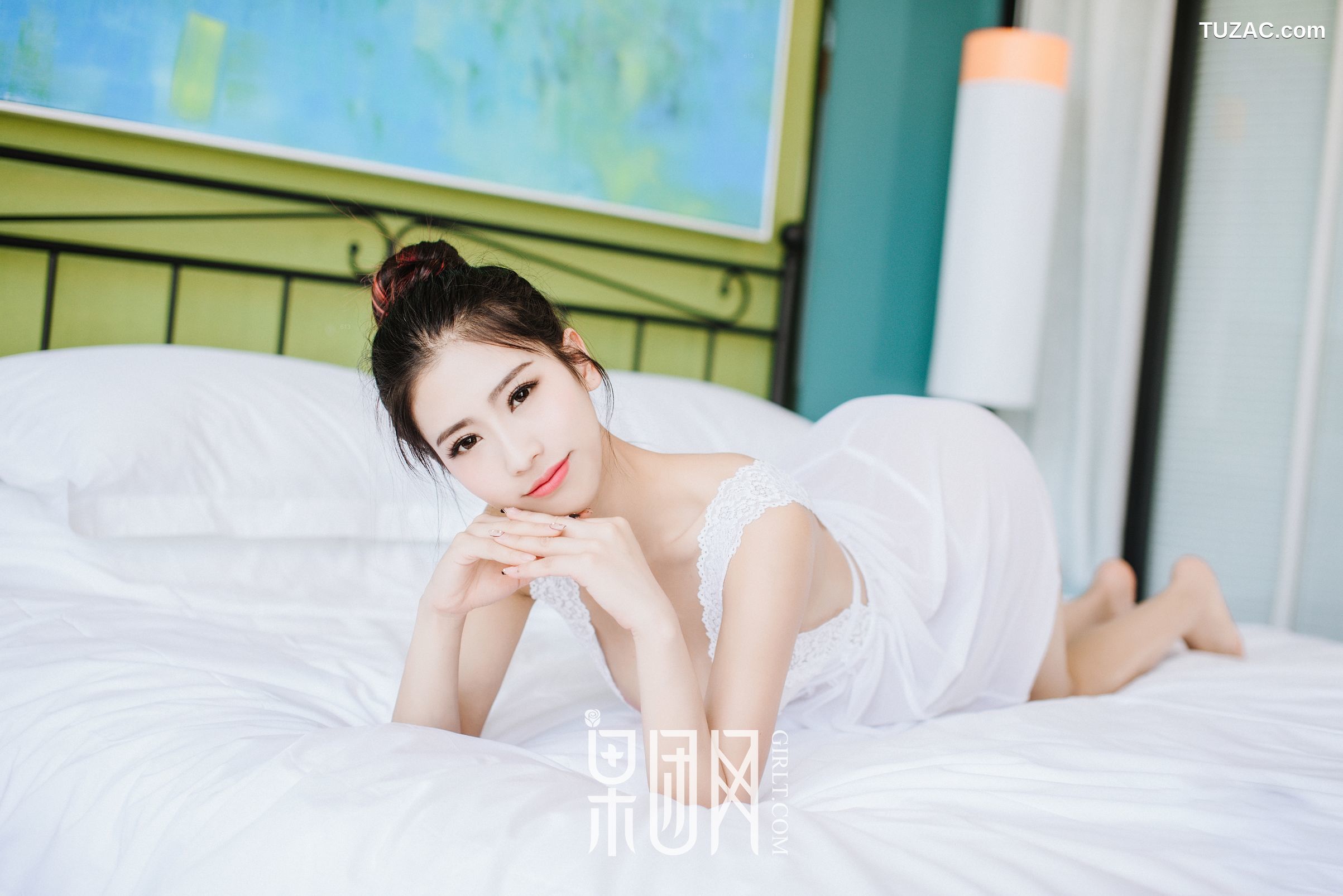 GIRLT果团网-040-通灵儿-长腿嫩模-34D酥胸