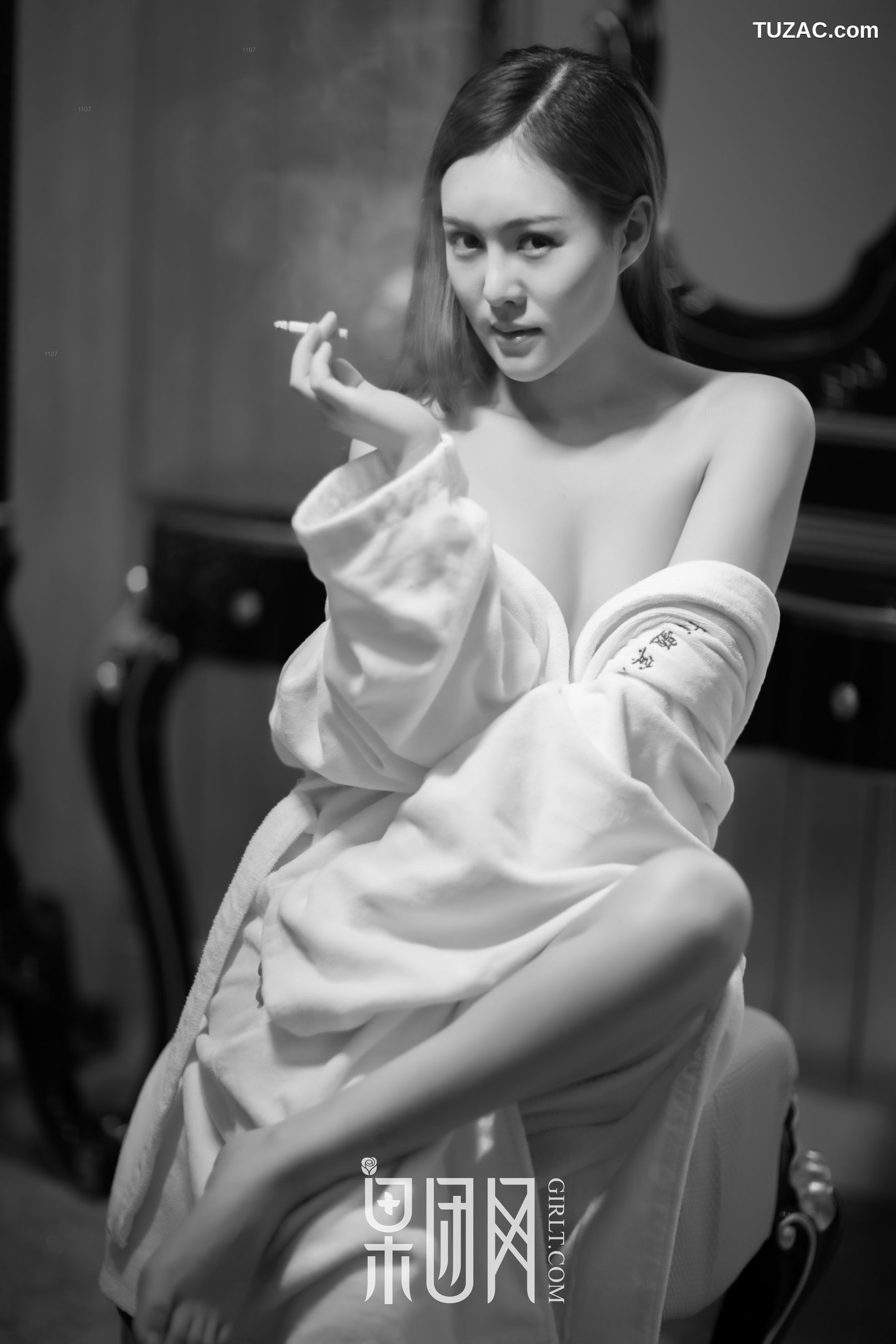 GIRLT果团网-059-纹身女浴室湿身玩泡泡