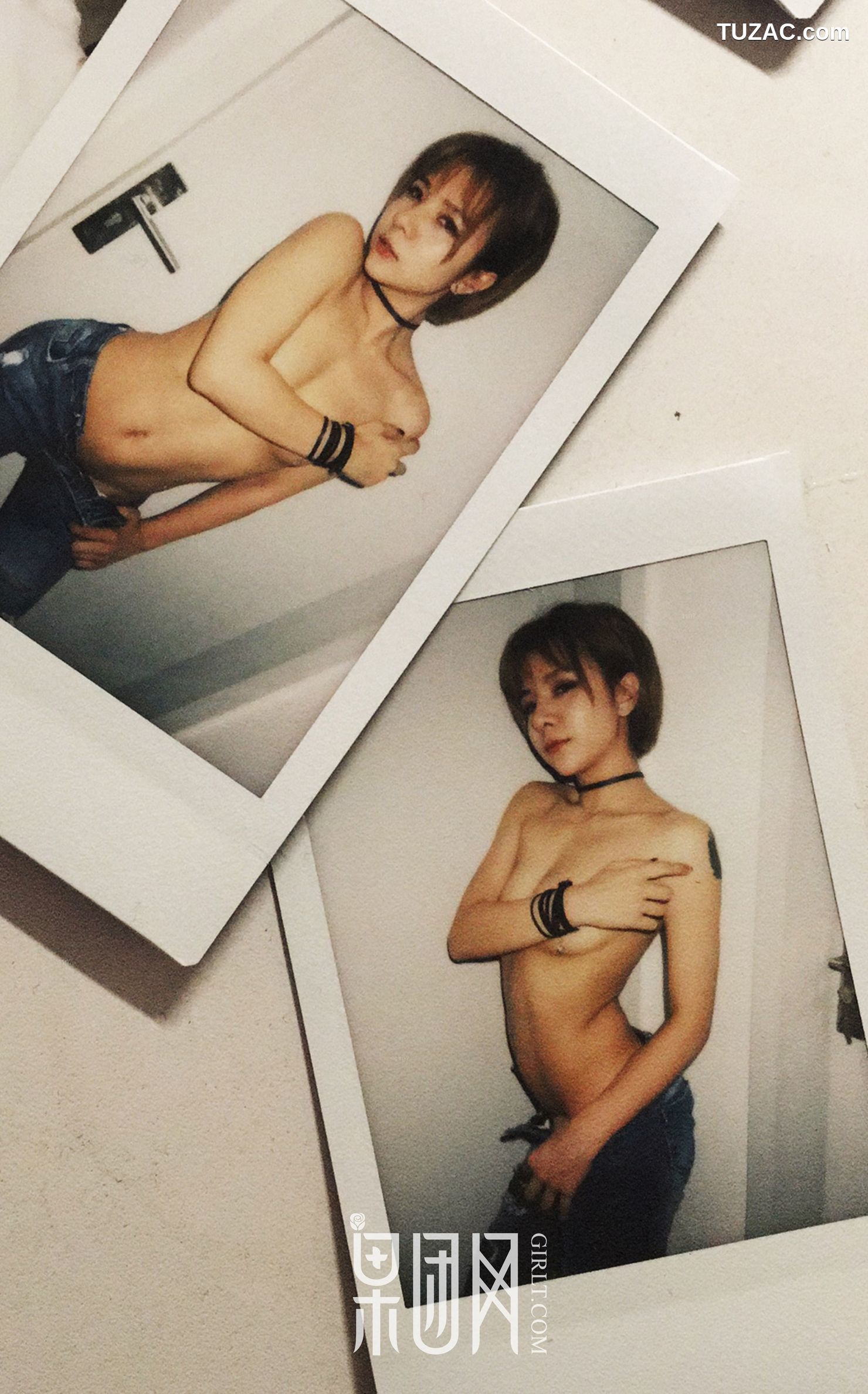 GIRLT果团网-073-木子夕夕夕-牛仔的帅气-蕾丝的诱惑