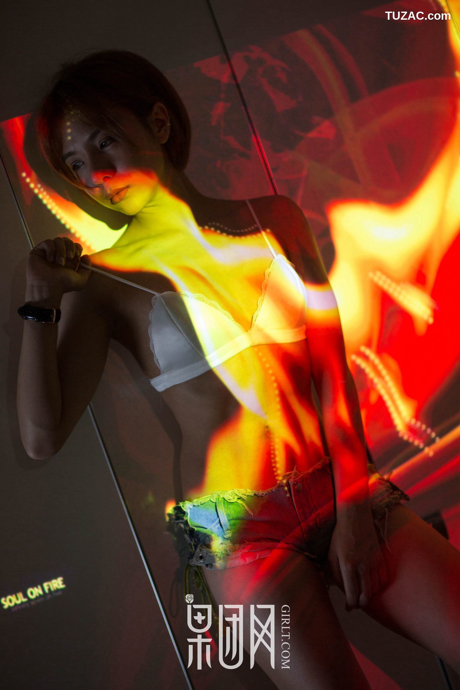 GIRLT果团网-073-木子夕夕夕-牛仔的帅气-蕾丝的诱惑