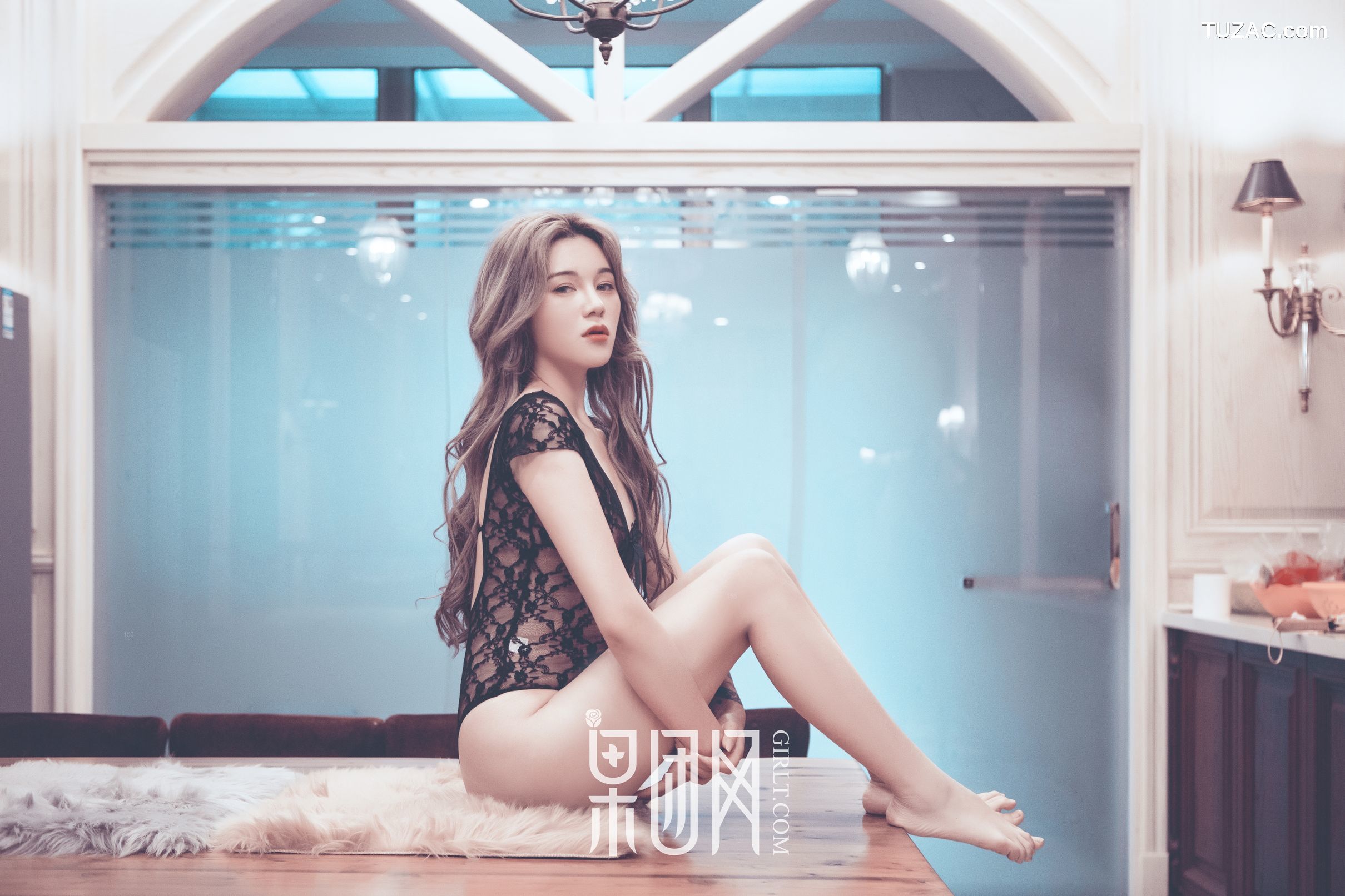 GIRLT果团网-110-小白-蕾丝透视-性感妩媚