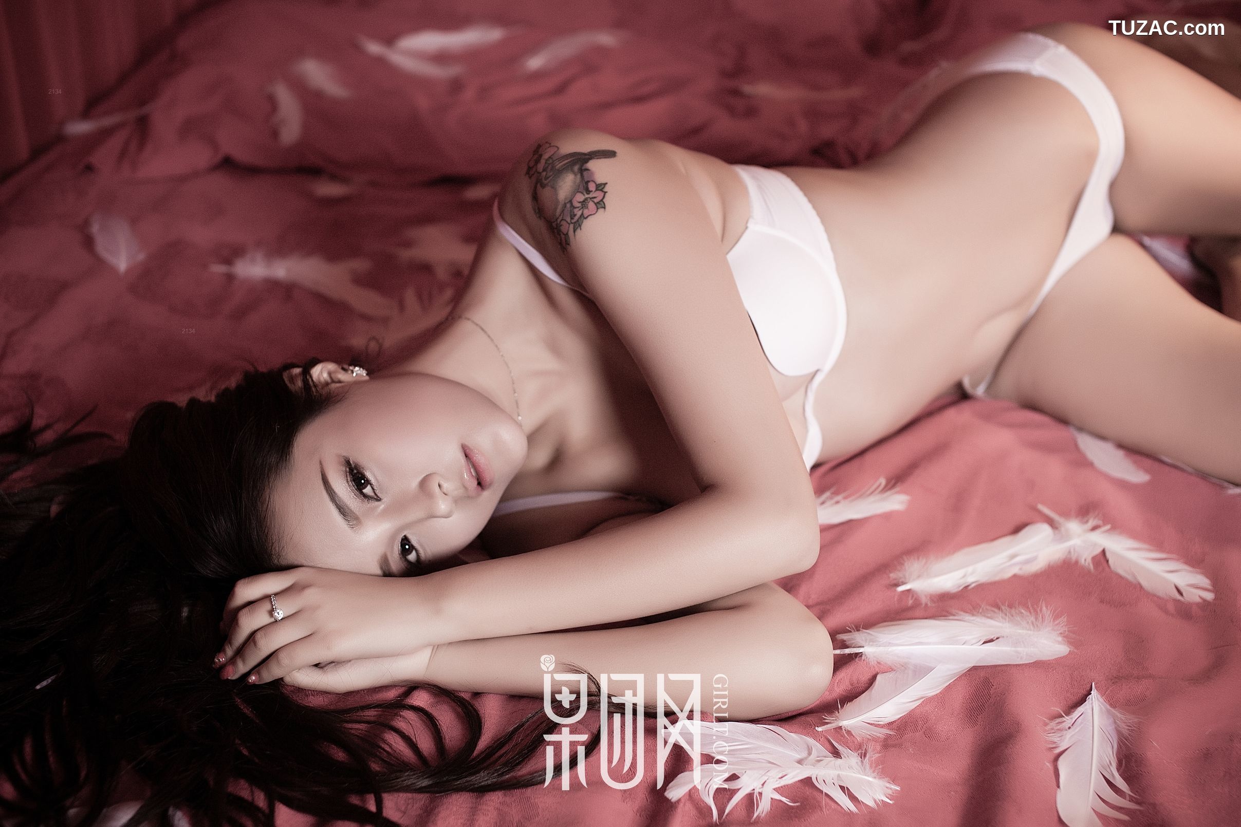GIRLT果团网-134-朱赢-女神叫你起床