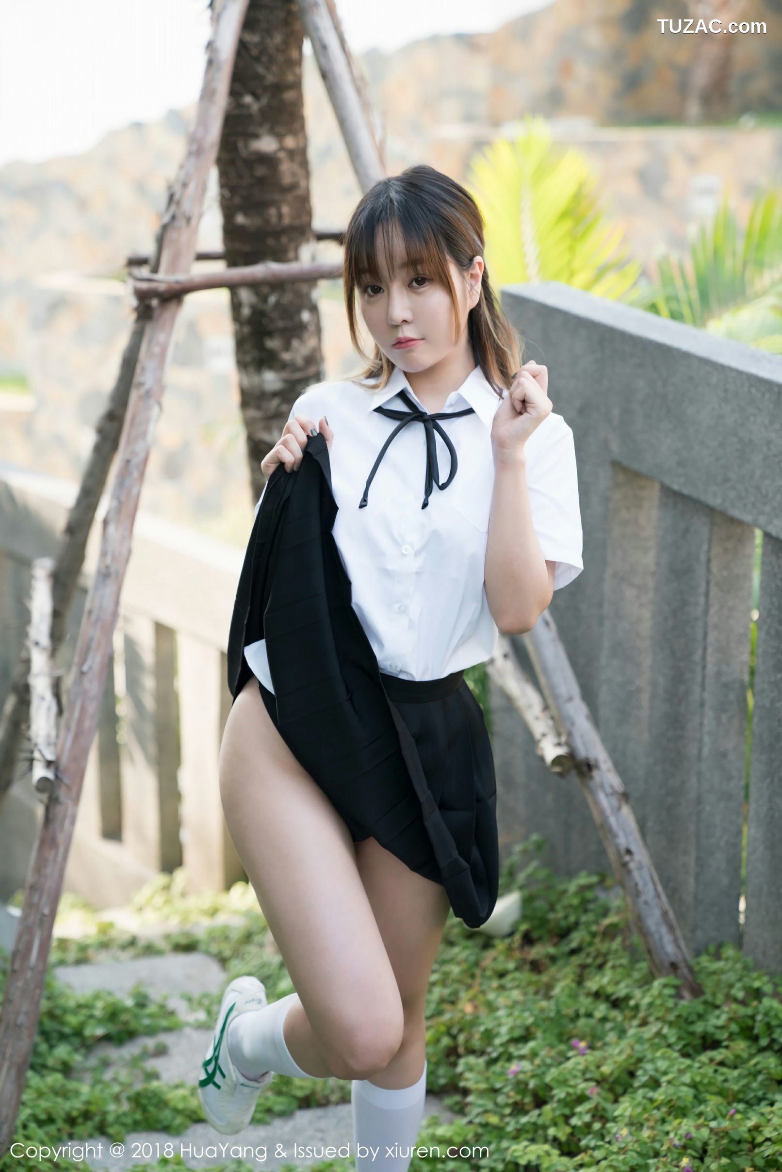 HuaYang花漾-048-王雨纯-妮小妖-《黑丝老师调教》-模特合集写真集