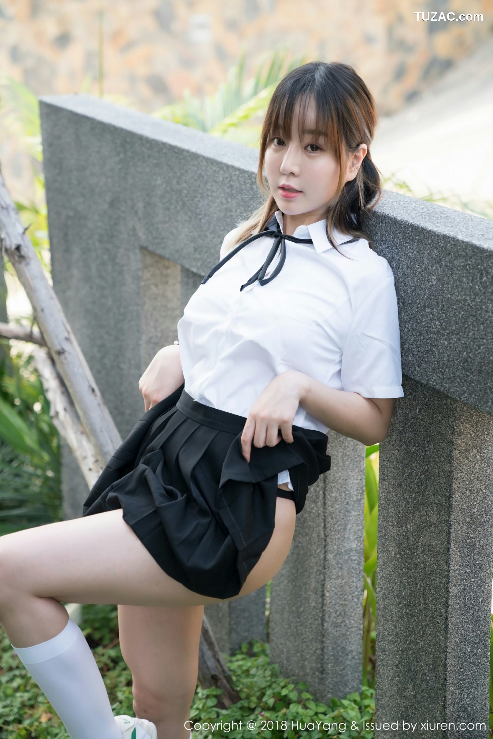 HuaYang花漾-048-王雨纯-妮小妖-《黑丝老师调教》-模特合集写真集