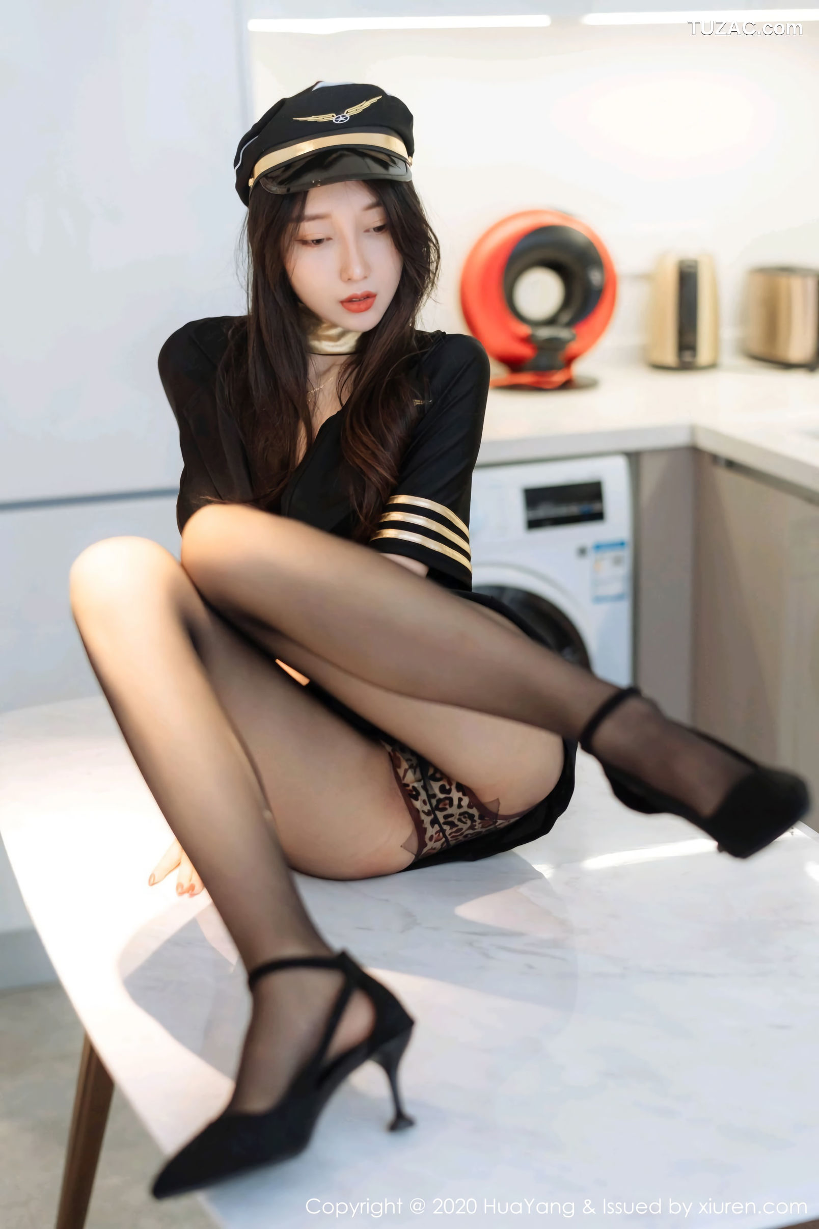 HuaYang花漾-269-玥儿玥er-性感帅气的机长制服