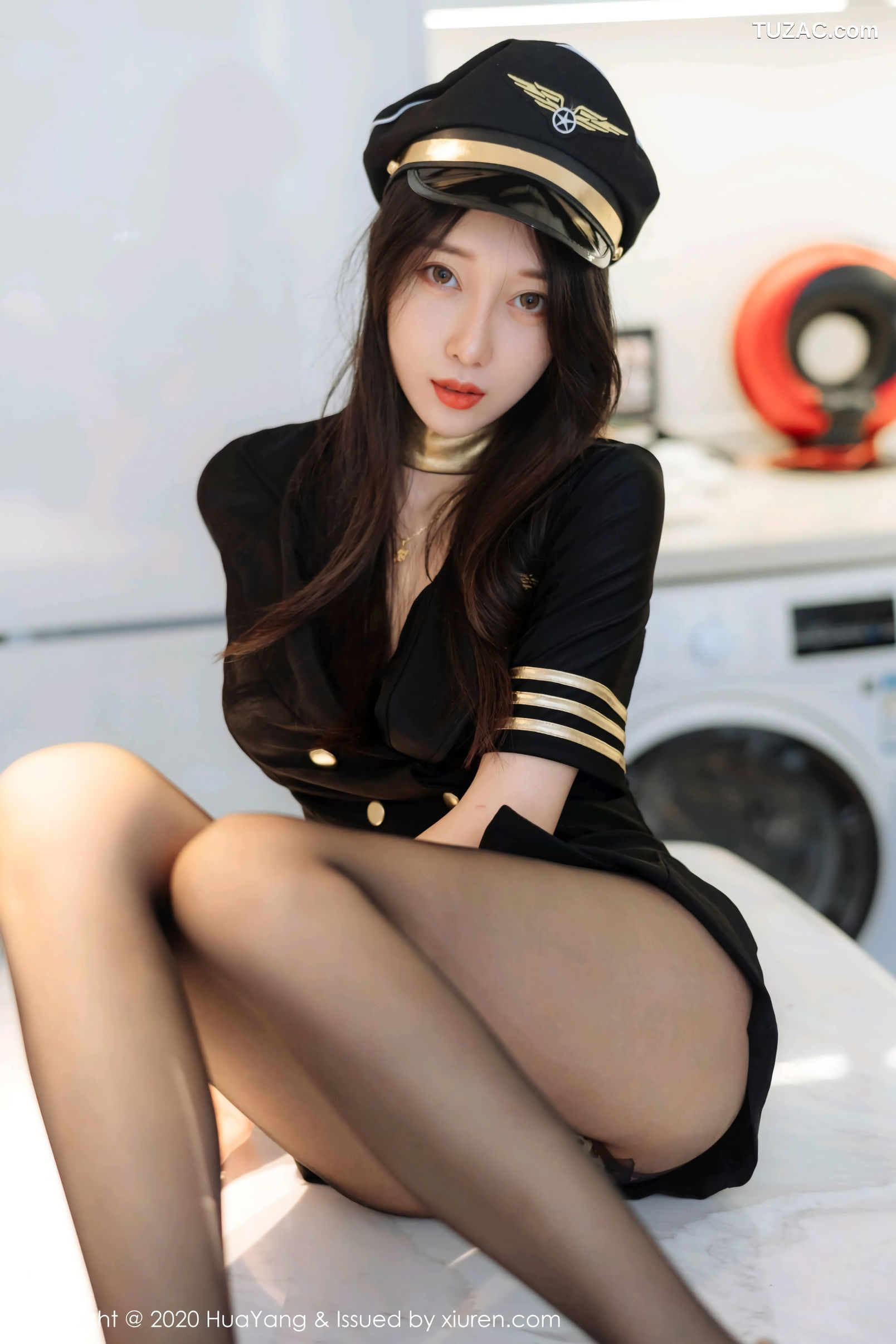 HuaYang花漾-269-玥儿玥er-性感帅气的机长制服
