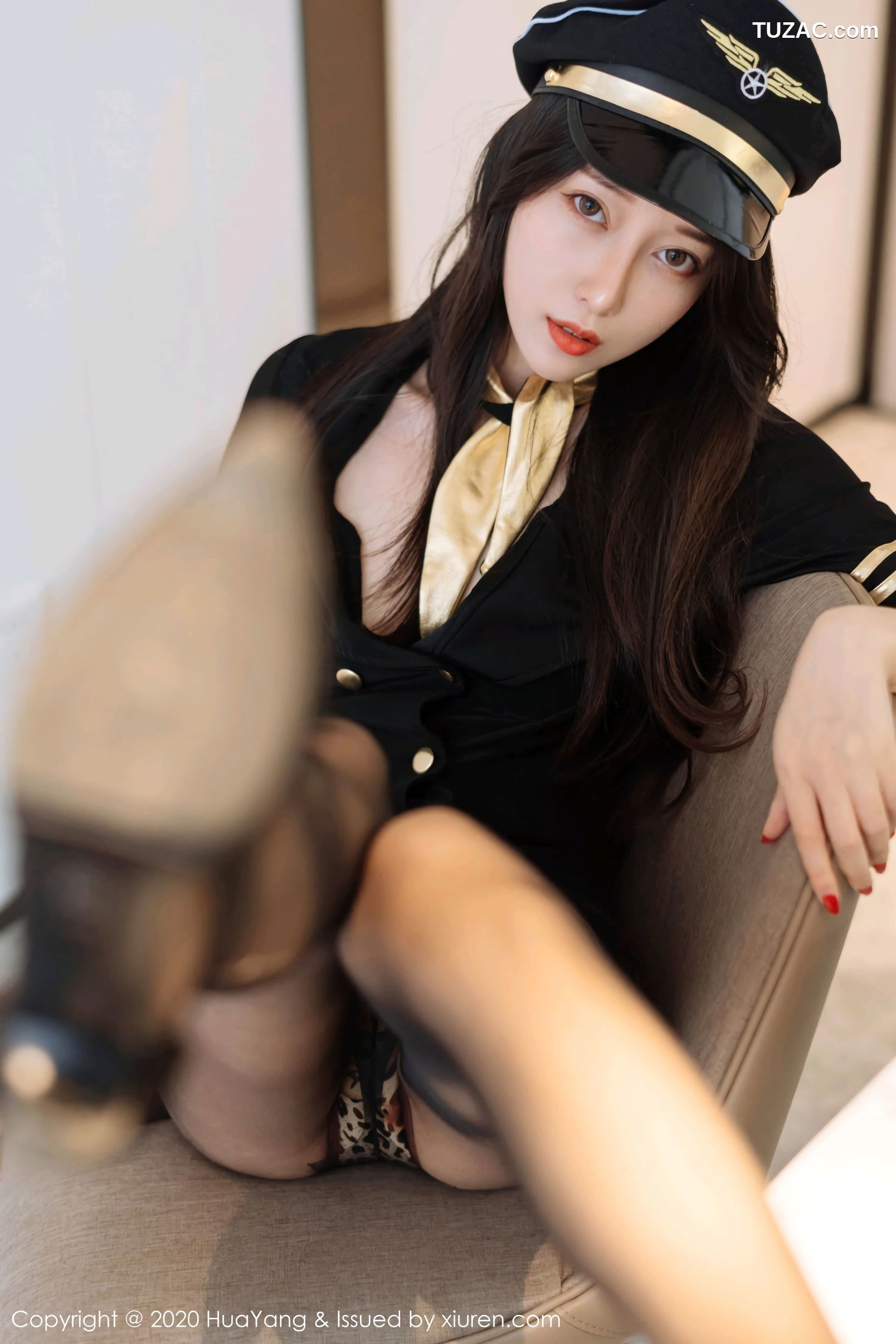 HuaYang花漾-269-玥儿玥er-性感帅气的机长制服