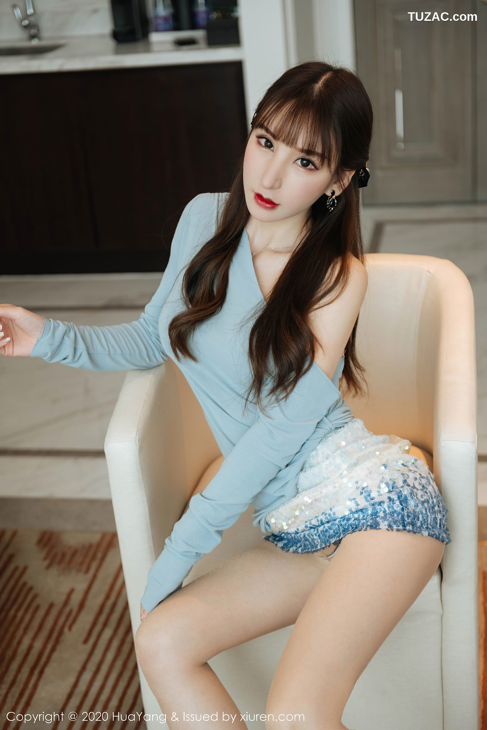 HuaYang花漾-325-周于希Sandy-朦胧丝袜娇躯魅力轻透妩媚动人