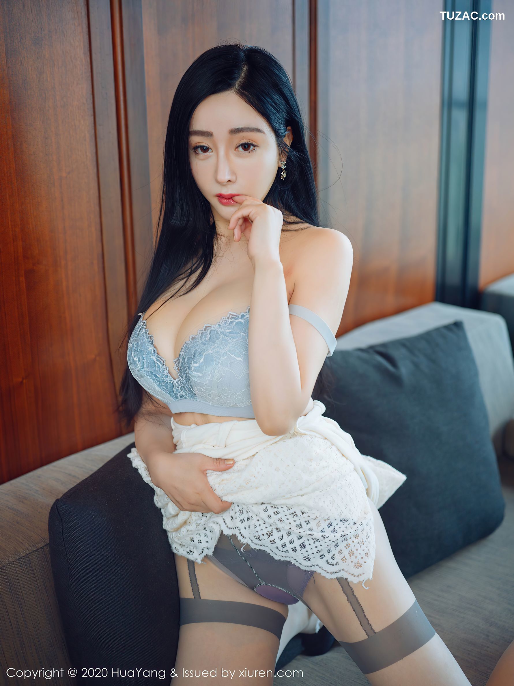 HuaYang花漾-342-允爾-华丽典雅的蕾丝长裙