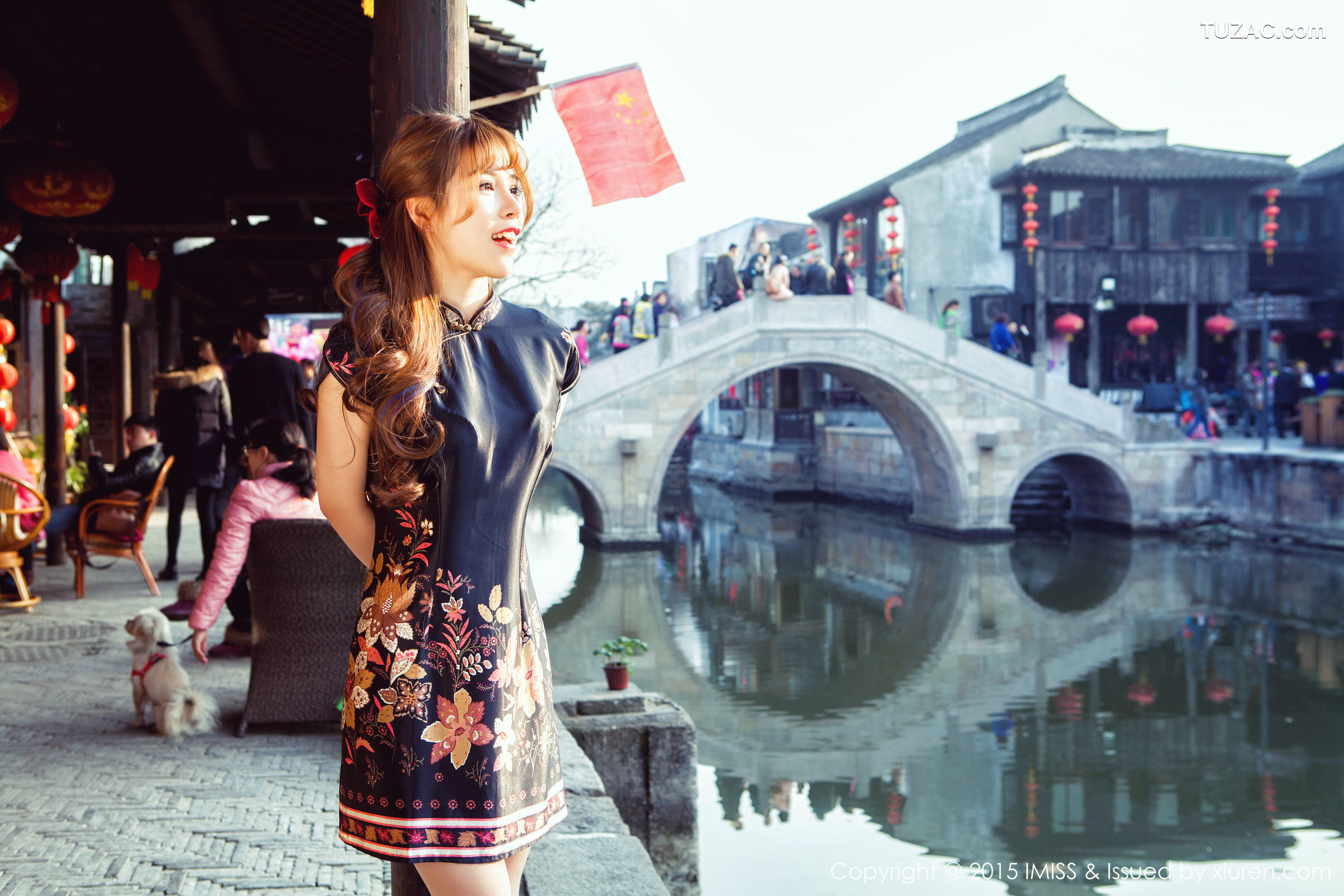 IMiss爱蜜社-012-田老师-宾馆大床上性感内衣