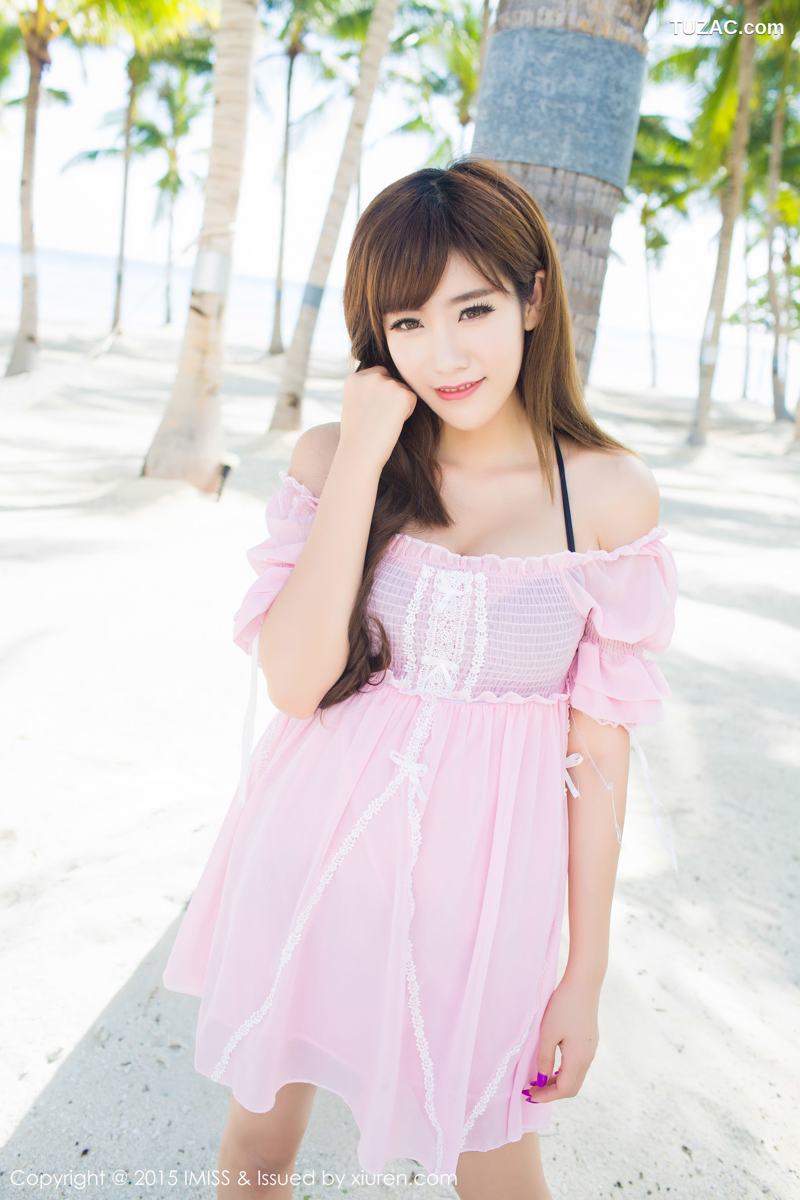 IMiss爱蜜社-055-程小烦不烦-清新牛仔热裤-比基尼