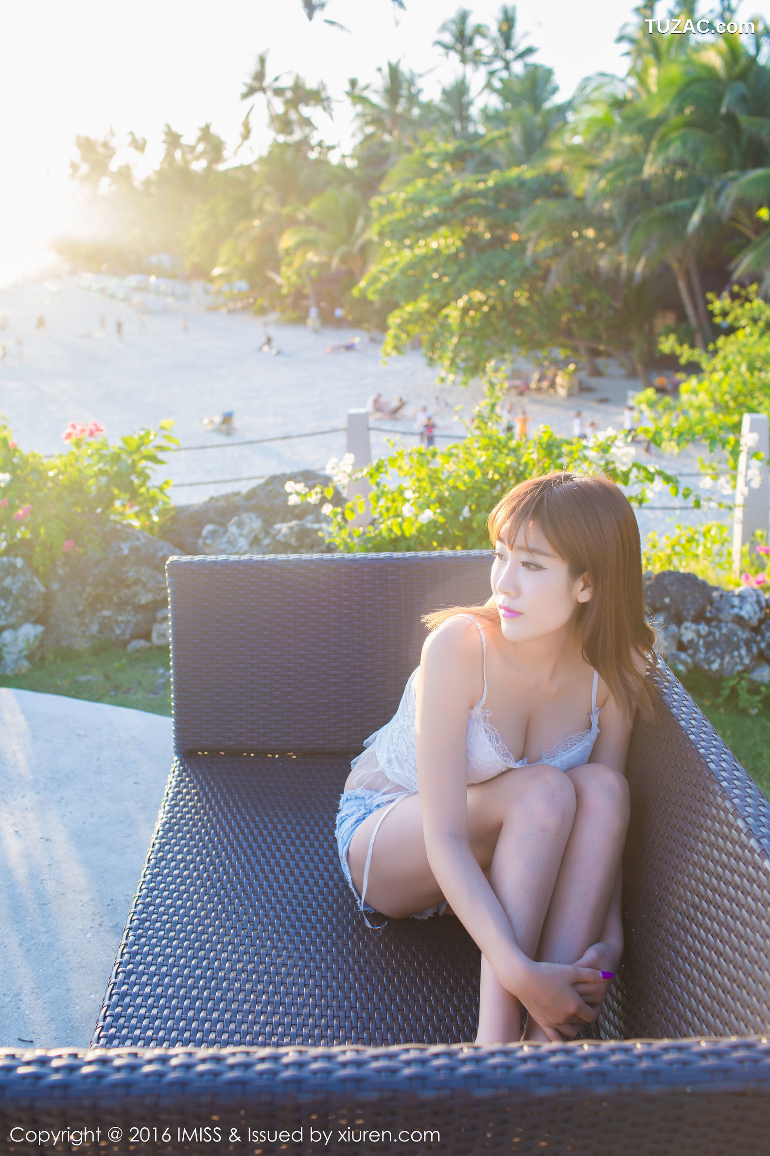 IMiss爱蜜社-059-程小烦不烦-性感比基尼-蕾丝马甲内衣