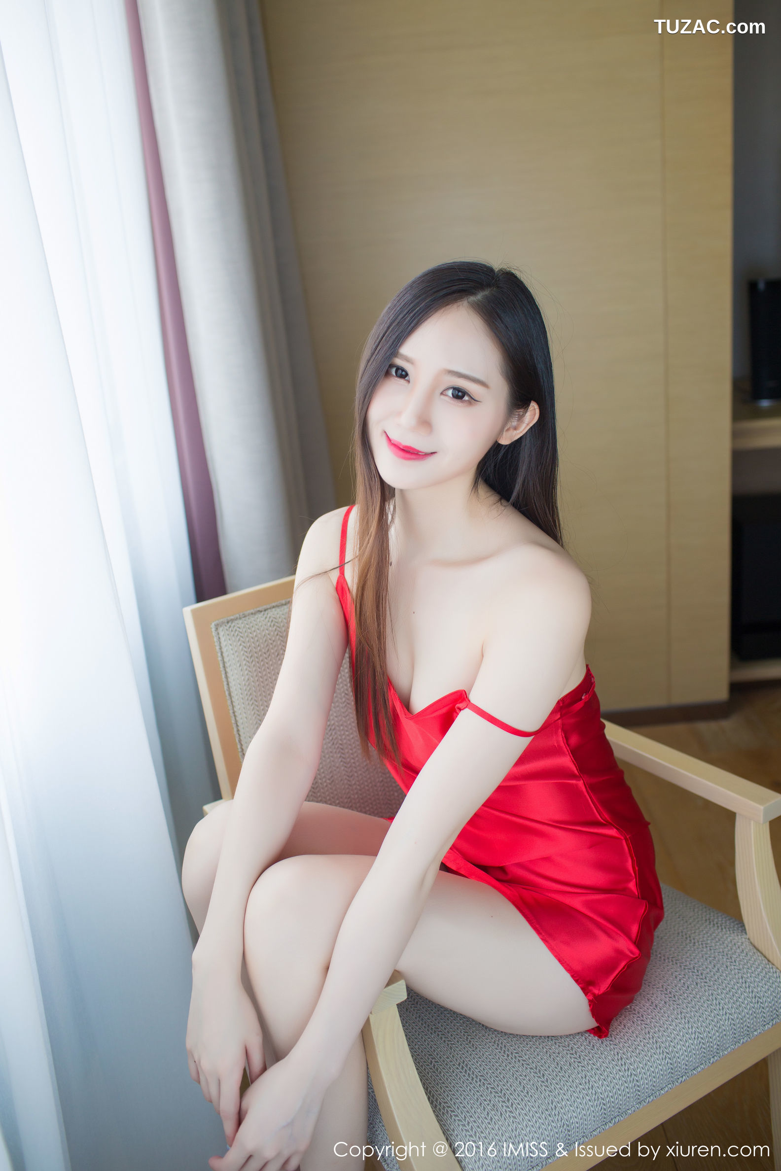 IMiss爱蜜社-124-Sisy思-粉色性感内衣