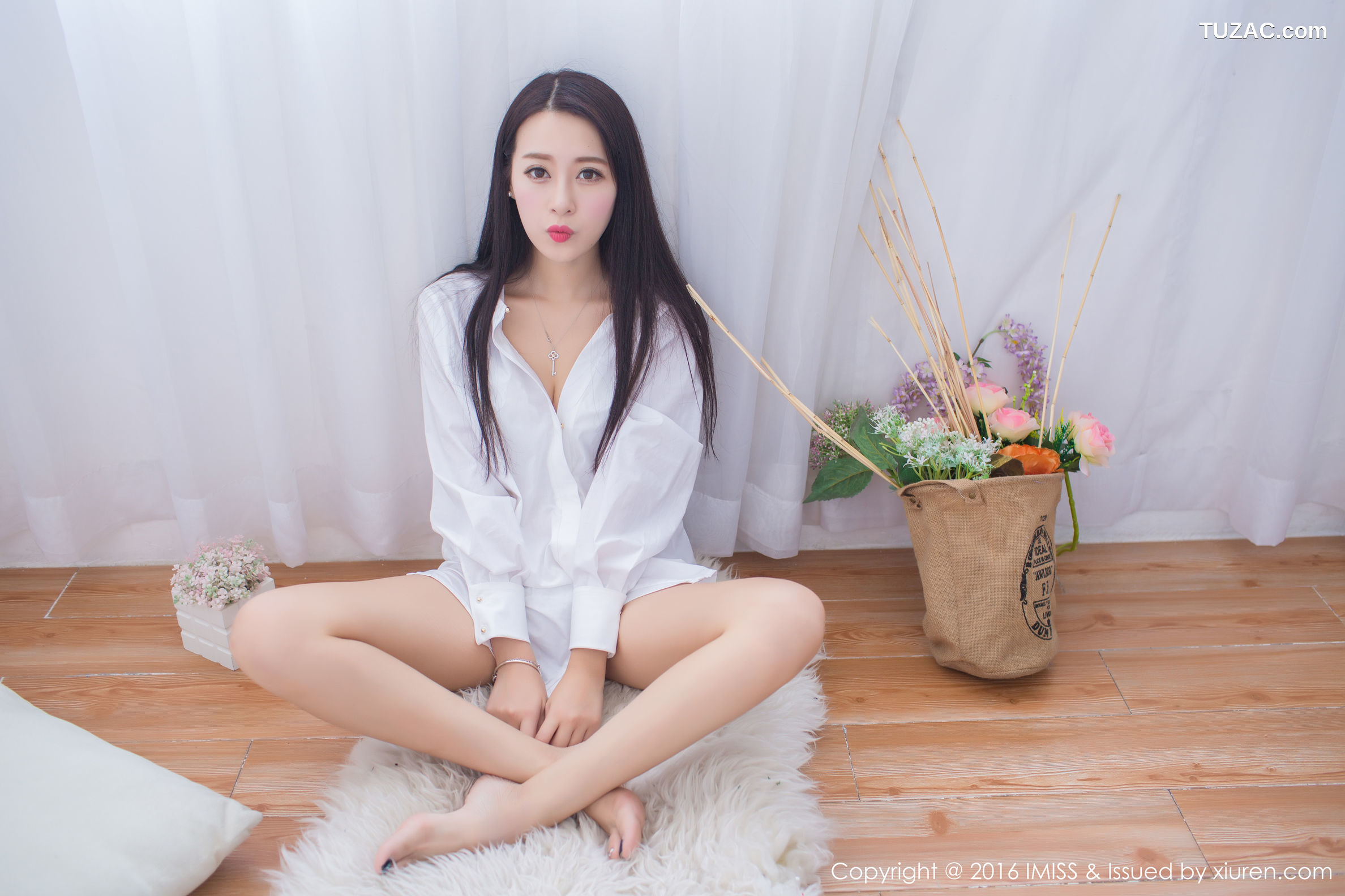 IMiss爱蜜社-137-王曼妮好q-性感睡衣-白衬衫系列