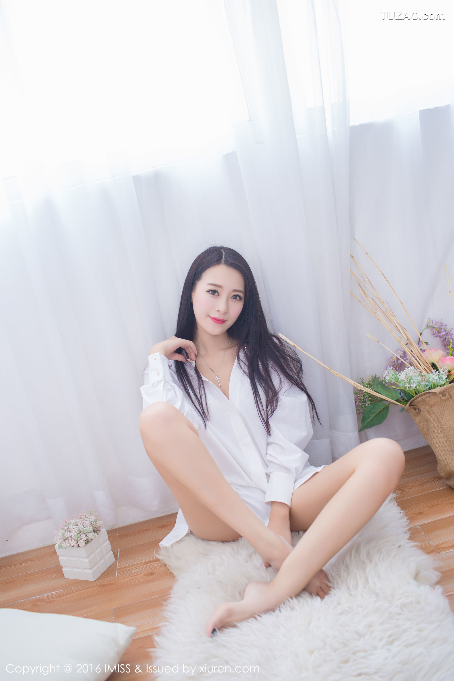 IMiss爱蜜社-137-王曼妮好q-性感睡衣-白衬衫系列