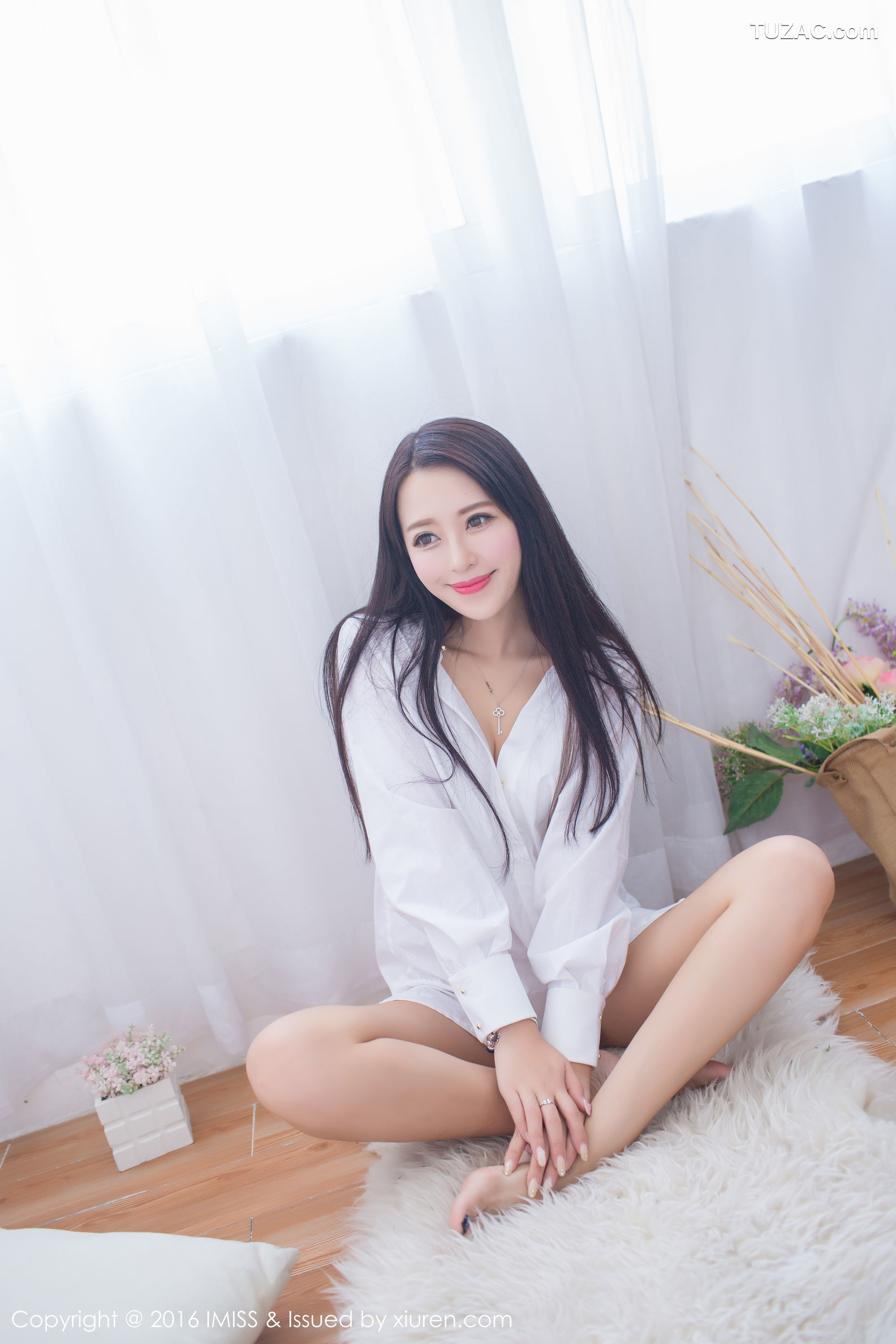 IMiss爱蜜社-137-王曼妮好q-性感睡衣-白衬衫系列